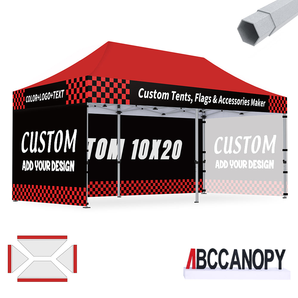 S3 BenchMark Brio™ Shield Custom Aluminum Canopy 10x10, 10x15, 10x20