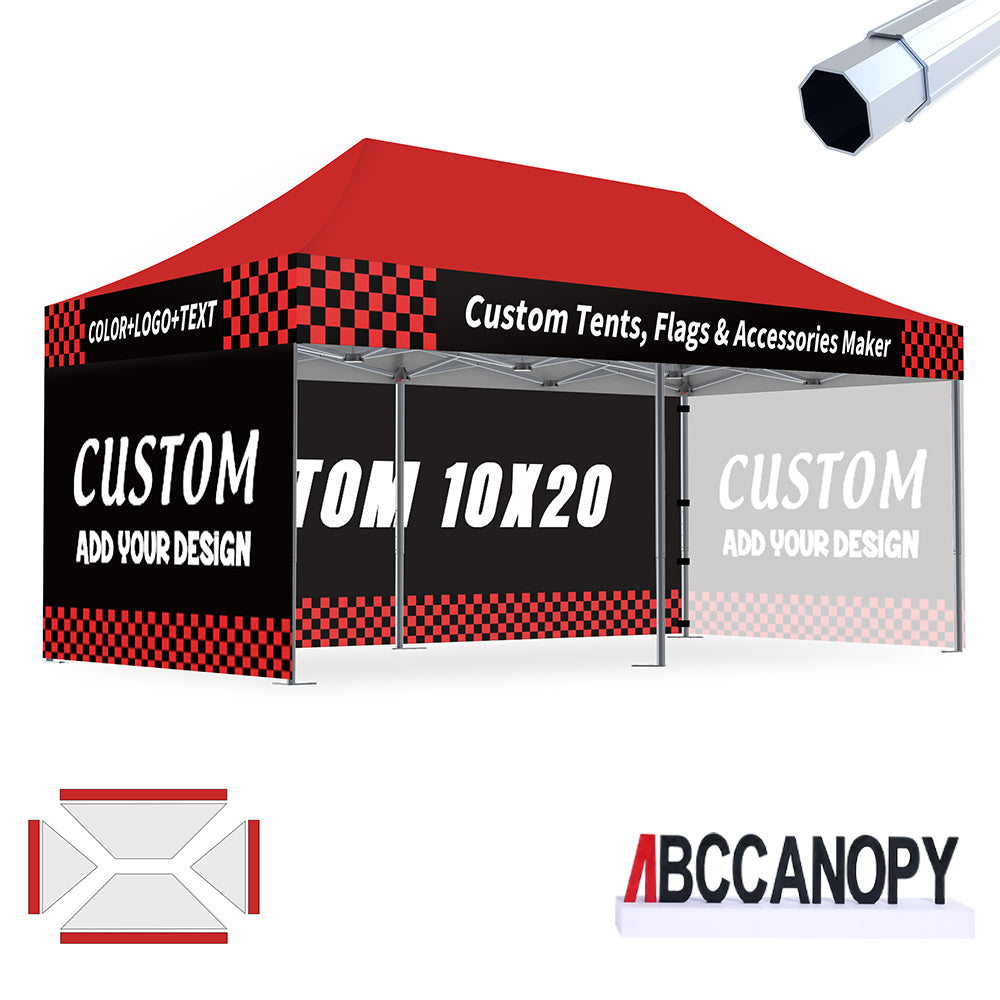 ABCCANOPY 10x20 S1/S2/S3/S4 Professional Custom Canopy Tent