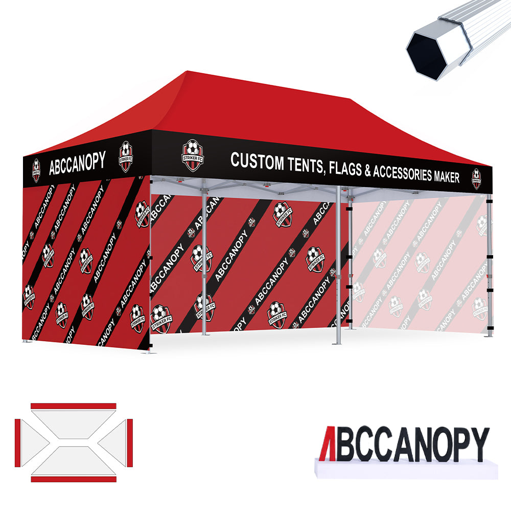 S3 BenchMark Brio™ Fort Custom Aluminum Canopy 10x10, 10x15, 10x20