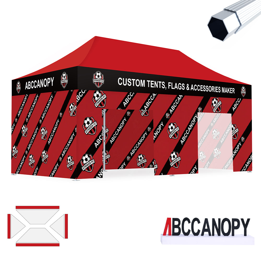 S3 BenchMark Brio™ Fort Custom Aluminum Canopy 10x10, 10x15, 10x20