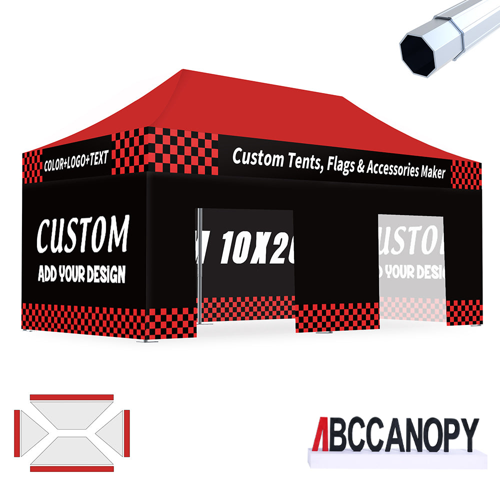 ABCCANOPY 10x20 S1/S2/S3/S4 Professional Custom Canopy Tent
