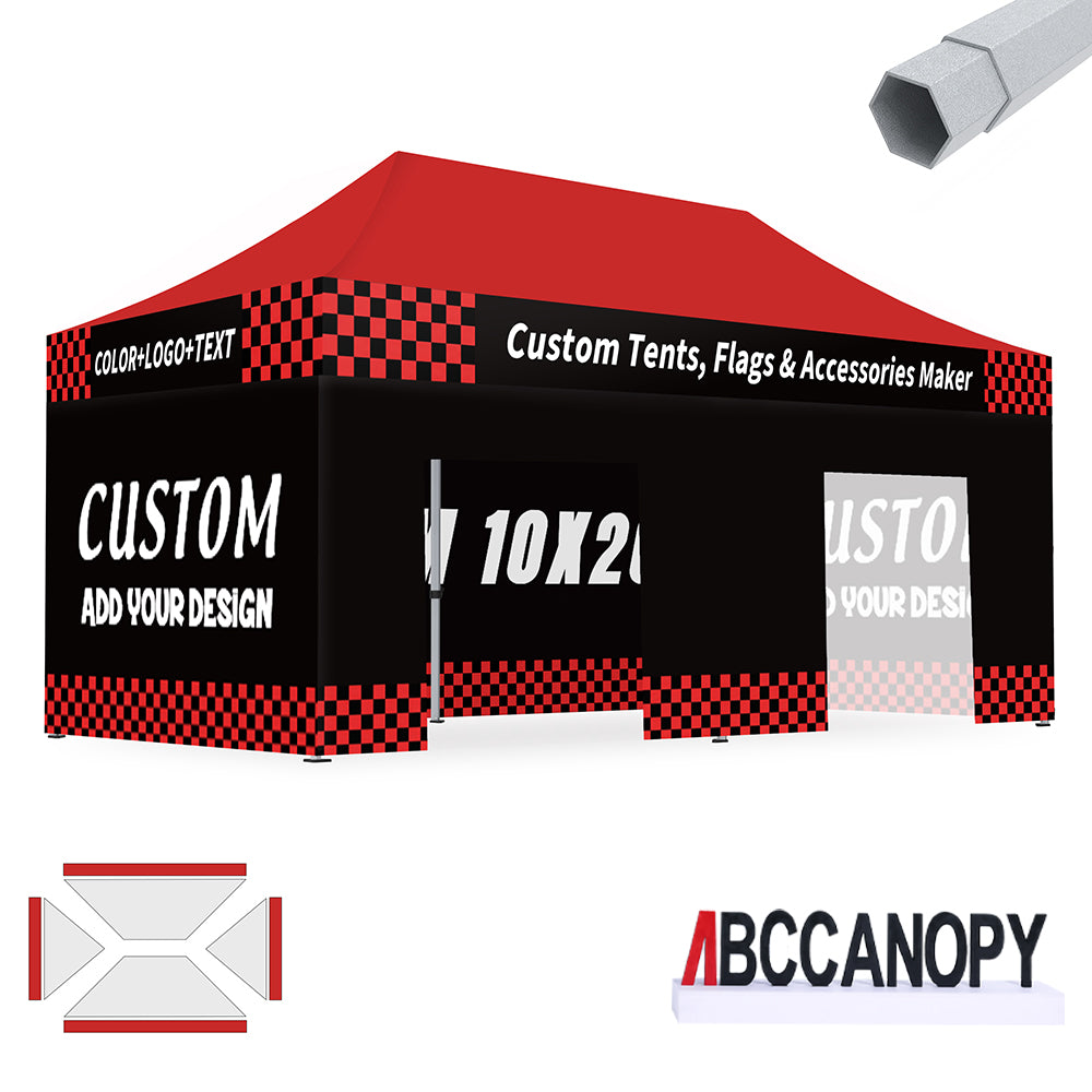 S3 BenchMark Brio™ Shield Custom Aluminum Canopy 10x10, 10x15, 10x20