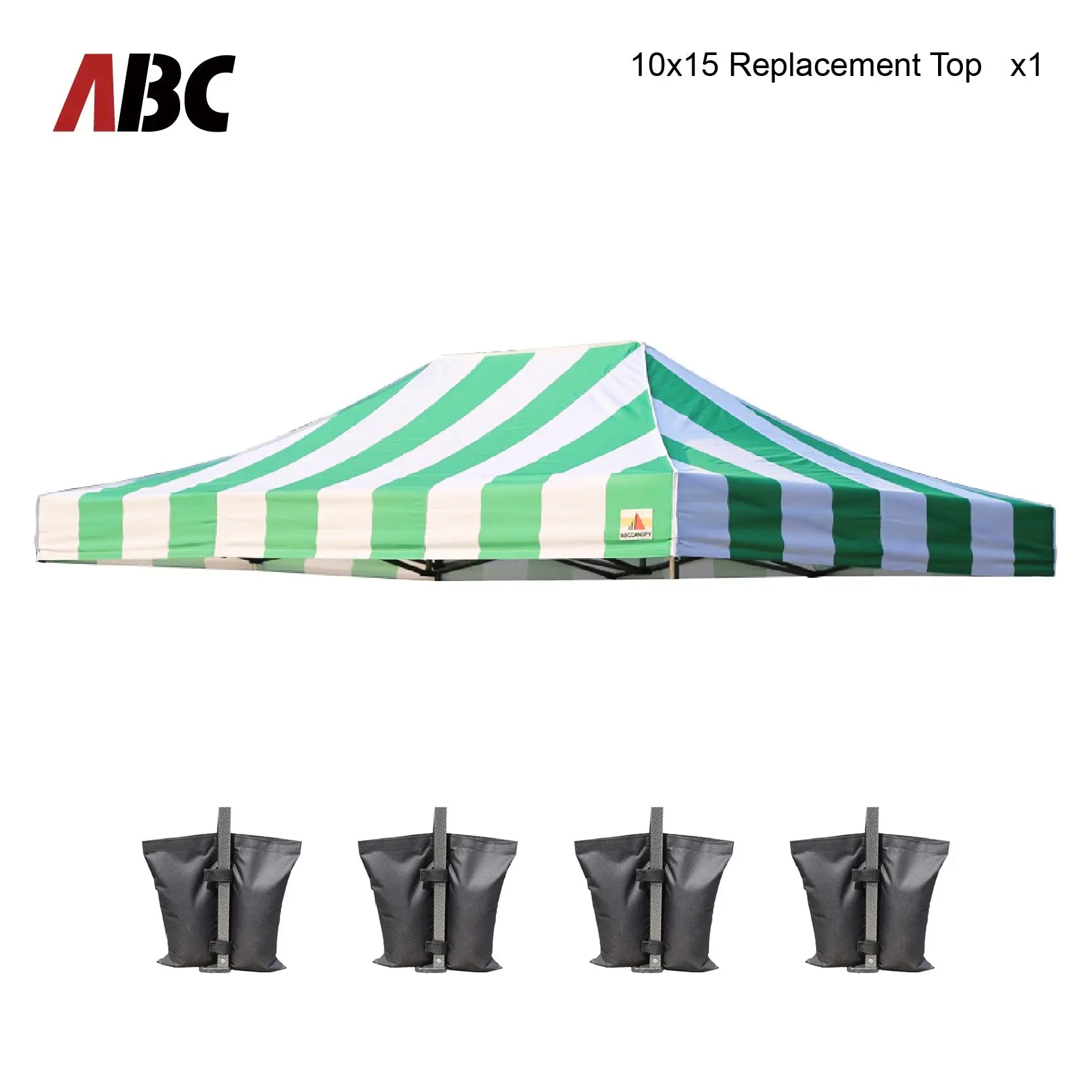 ABCCANOPY Replacement Top Cover for 8x8/10x10/10x15/10x20