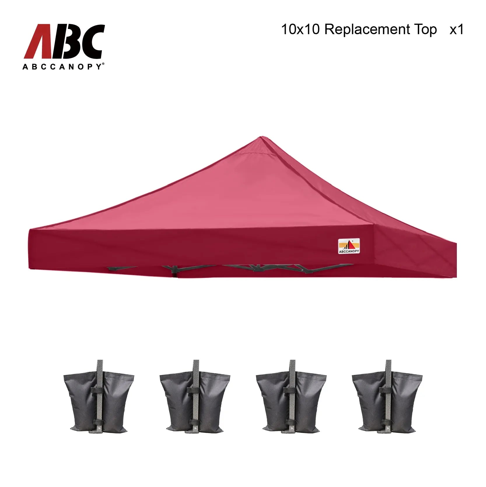 ABCCANOPY Replacement Top Cover for 8x8/10x10/10x15/10x20