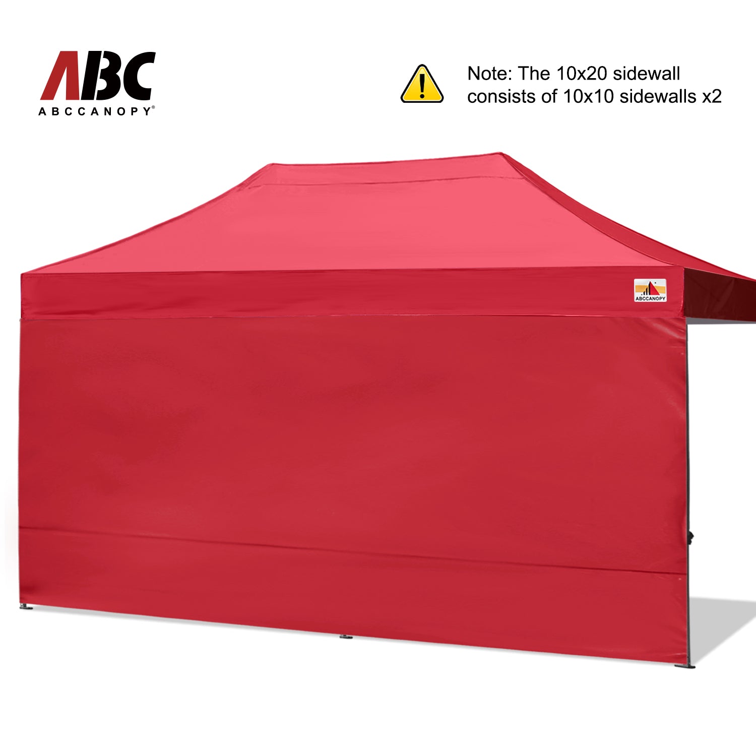 ABCCANOPY Horizontal Velcro Sidewall for 10x10/10x15/10x20 Canopy (Overseas)