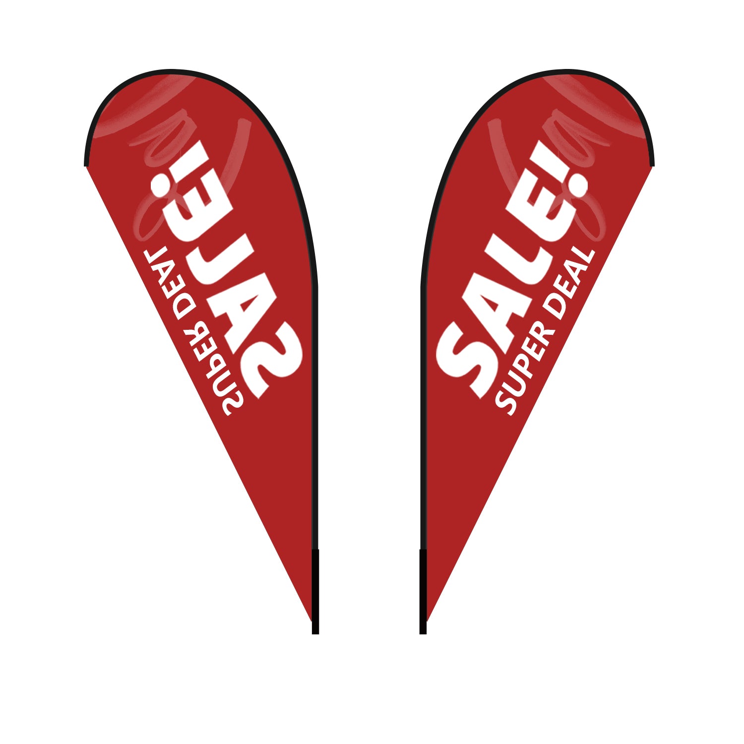 ABCCANOPY Custom Feather Blade Flag Advertising 8FT/10FT/12FT (Flag Only)