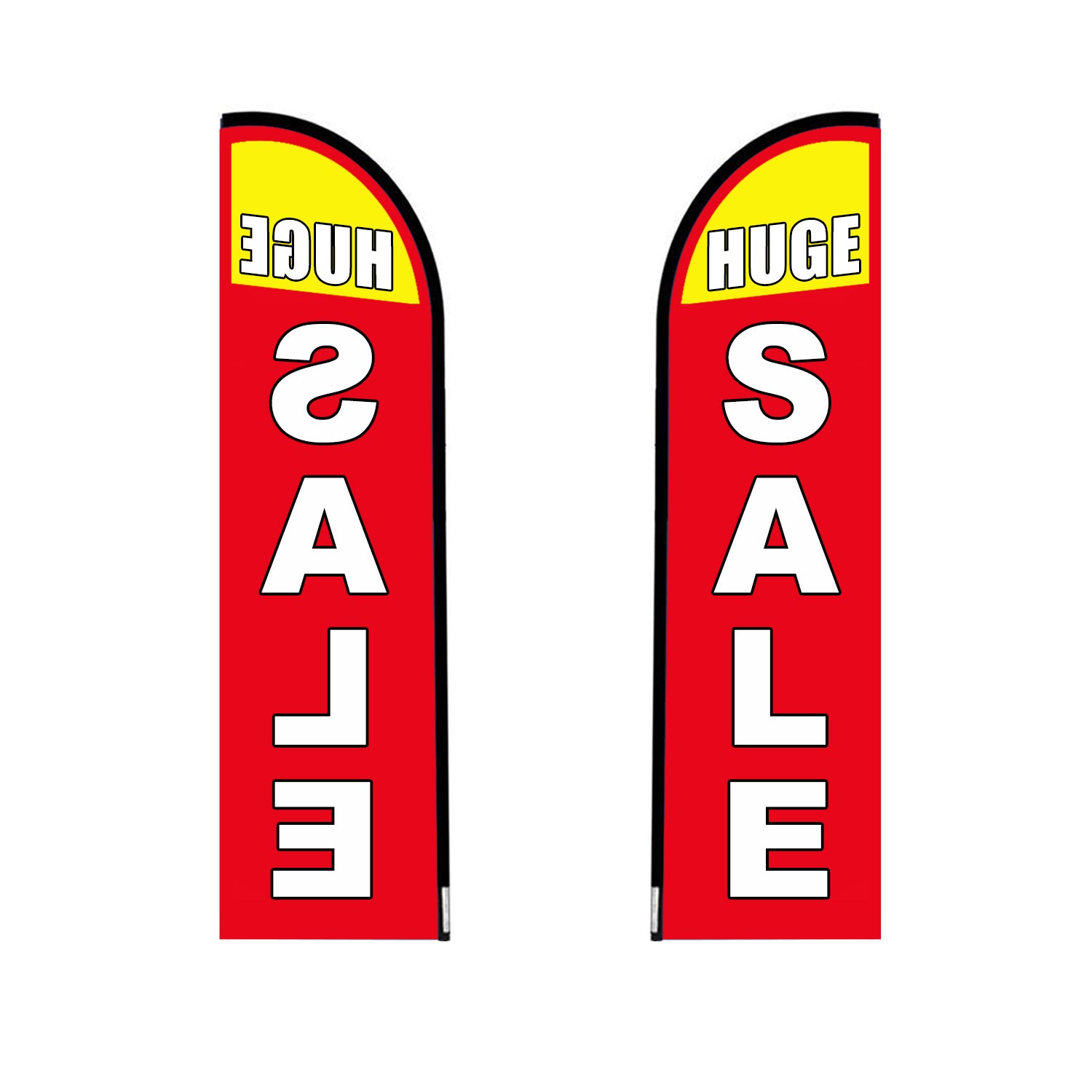 ABCCANOPY Custom Feather Blade Flag Advertising 8FT/10FT/12FT (Flag Only)