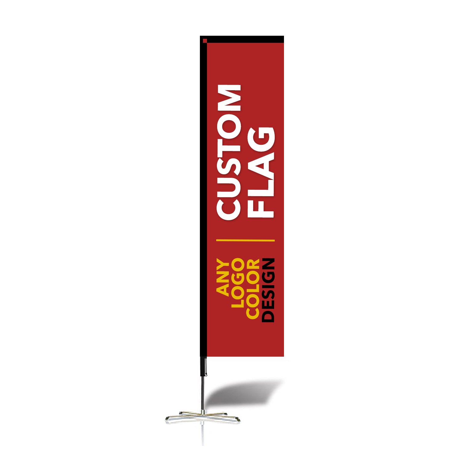 ABCCANOPY Custom Double Sided Teardrop Feather Flag Advertising 8FT/10FT/12FT (1 Flag)