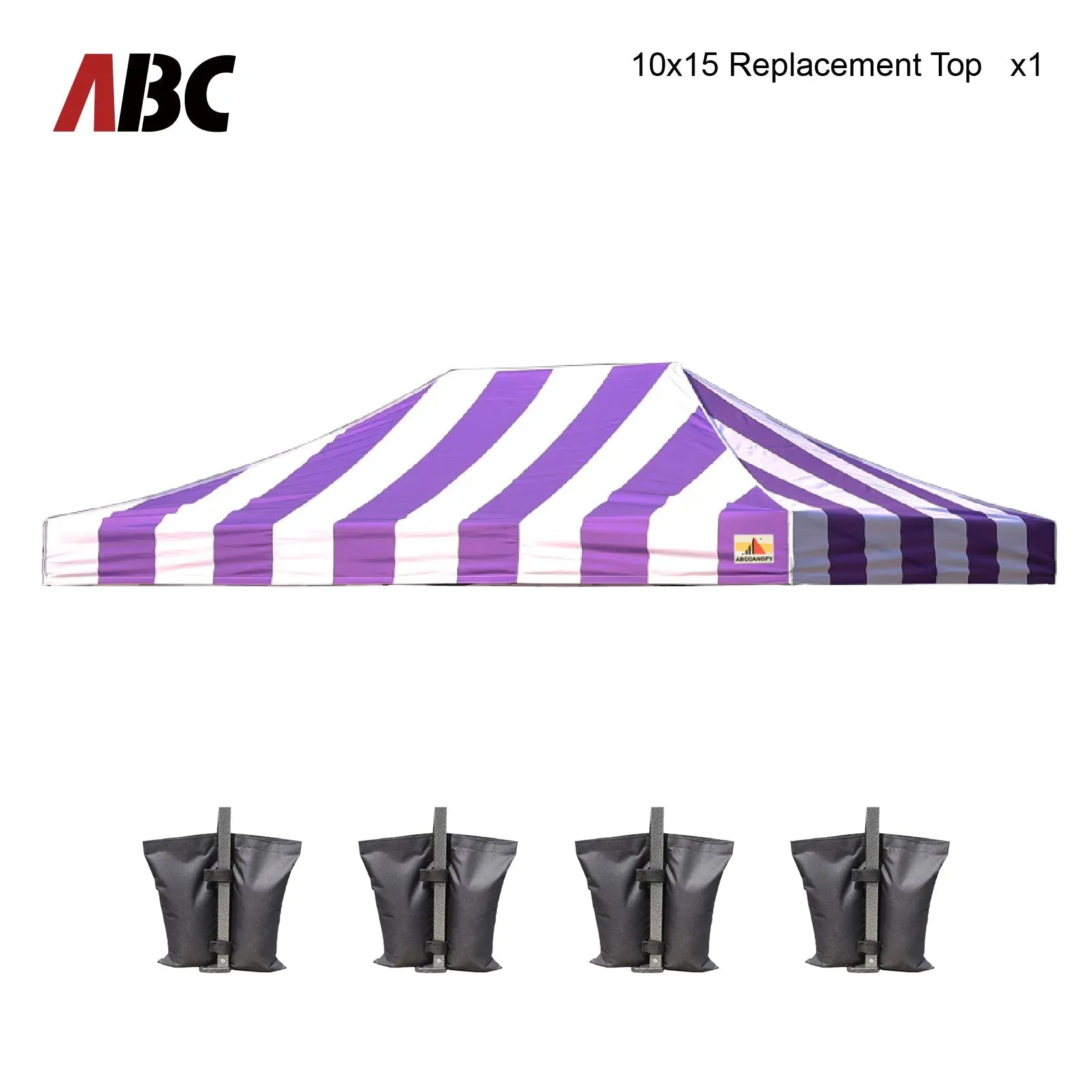 ABCCANOPY Replacement Top Cover for 8x8/10x10/10x15/10x20