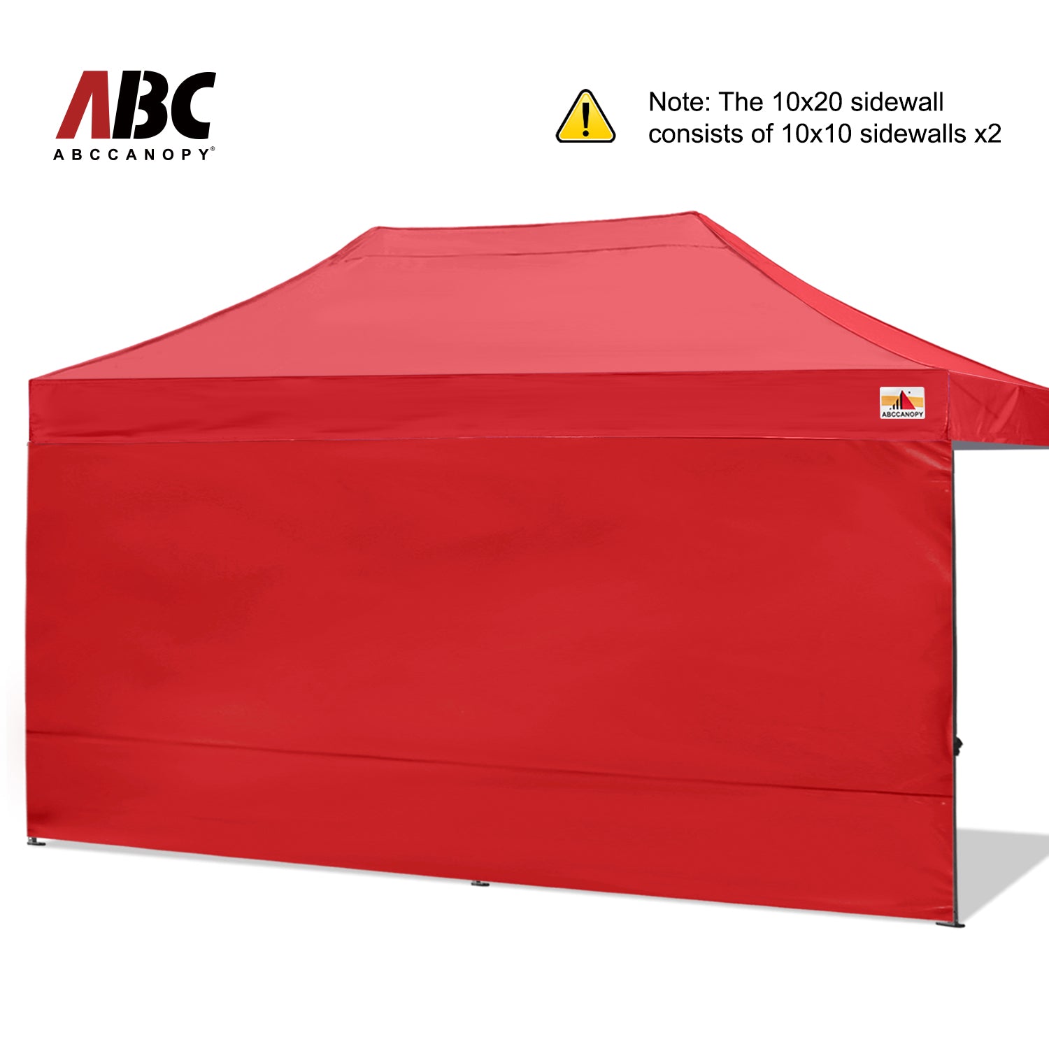ABCCANOPY Horizontal Velcro Sidewall for 10x10/10x15/10x20 Canopy (Overseas)