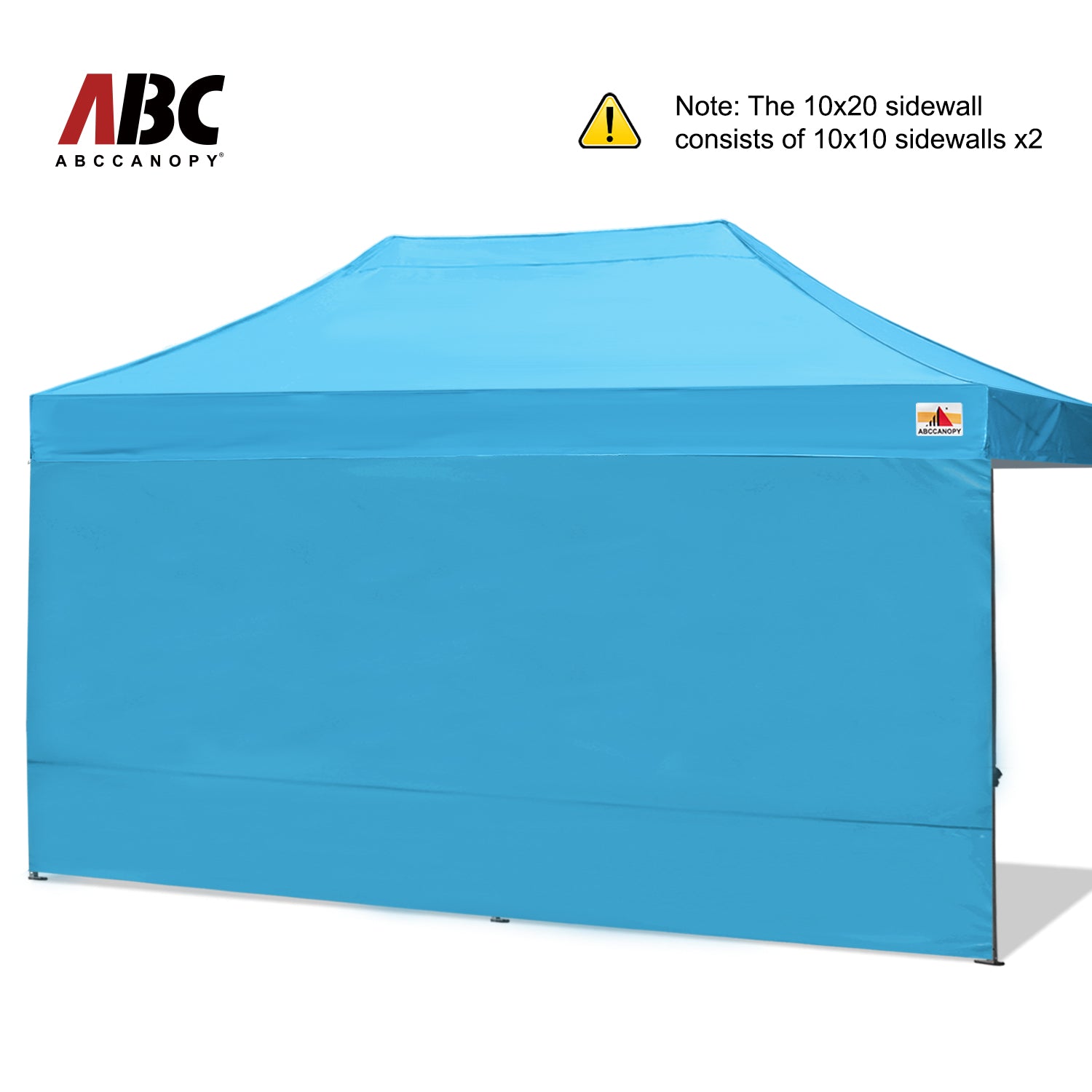 ABCCANOPY Horizontal Velcro Sidewall for 10x10/10x15/10x20 Canopy (Overseas)