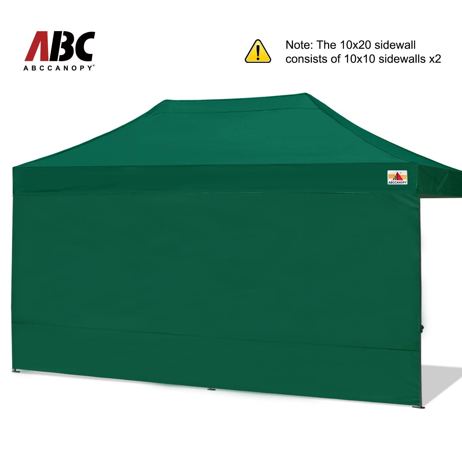 ABCCANOPY Horizontal Velcro Sidewall for 10x10/10x15/10x20 Canopy (Overseas)