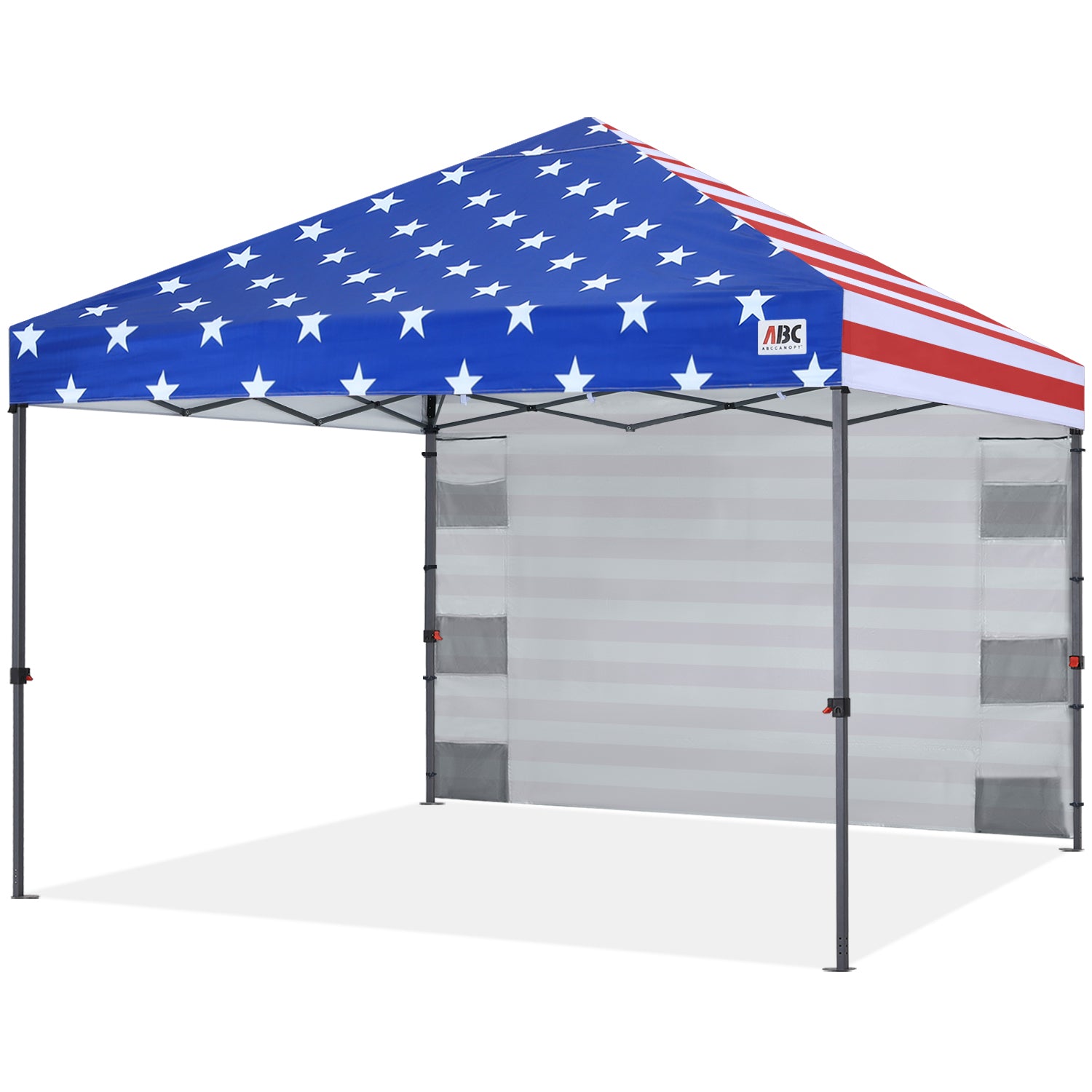 ABCCANOPY 10x10 Pop Up Canopy Tent with Storage Sidewall (Low Crest™)