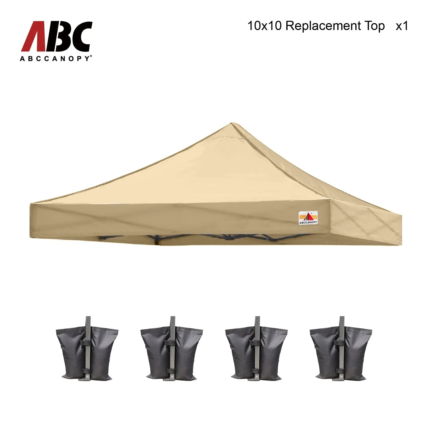 ABCCANOPY Replacement Top Cover for 8x8/10x10/10x15/10x20