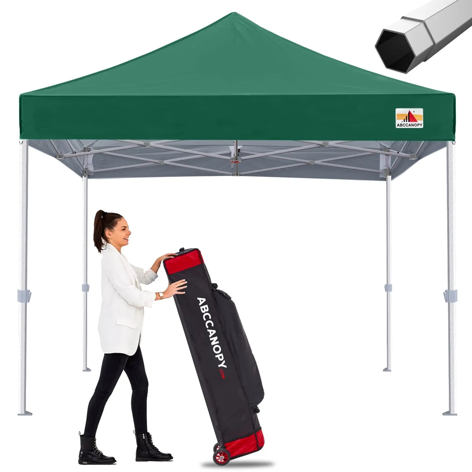 ABCCANOPY S1 Nova Base™-Frame Forest Green Canopy Tent - 10x10, 10x20