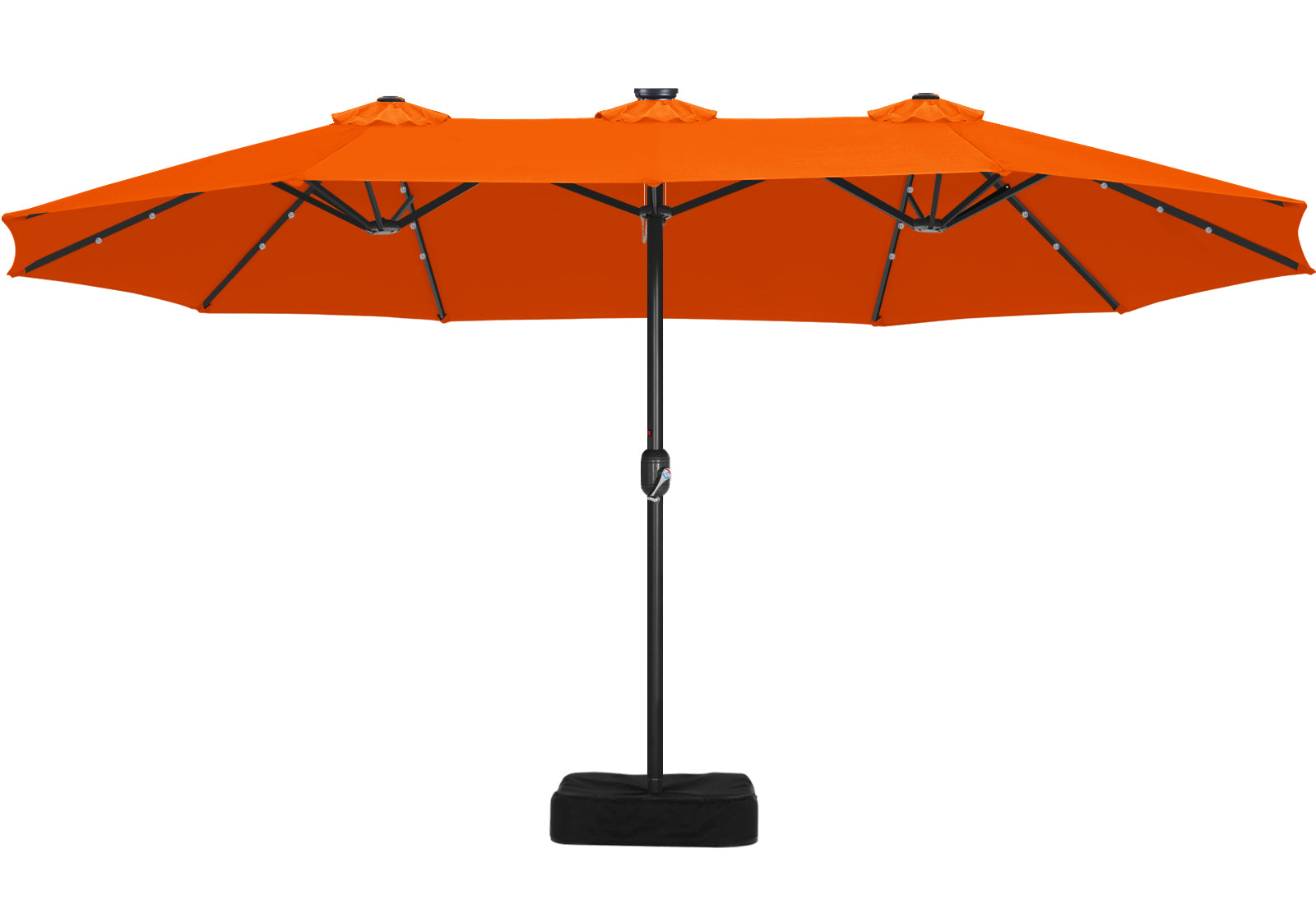 ABCCANOPY 15FT Double Sided Pool Umbrella with Base, Outdoor Porch Umbrella for Poolside, Lawn, Backyard (Green) ABCCANOPY 15FT Double Sided Pool Umbrella with Base, Outdoor Porch Umbrella for Poolside, Lawn, Backyard (Green)