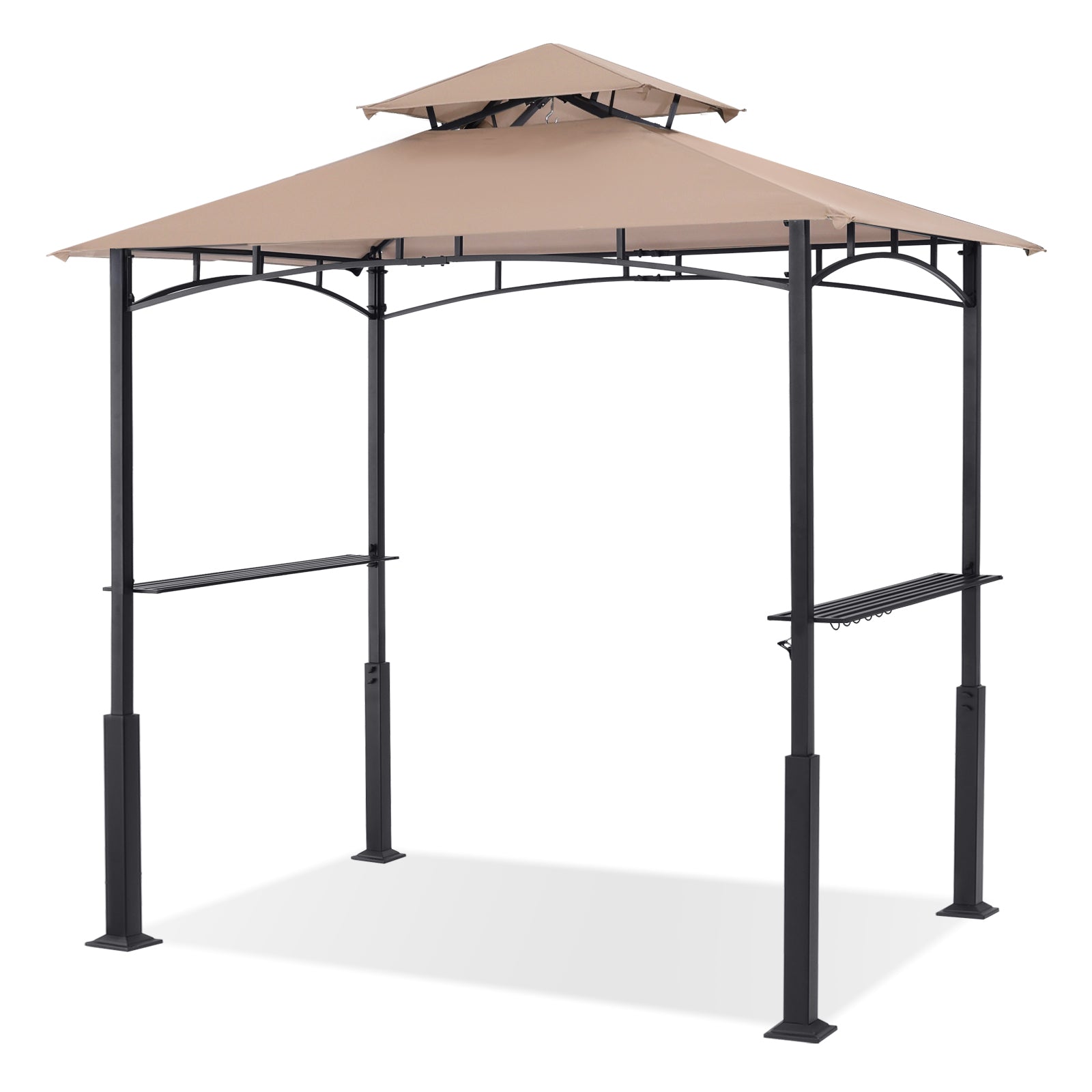 Outdoor 8x 5 Grill Gazebo Shelter for BBQ with LED Light