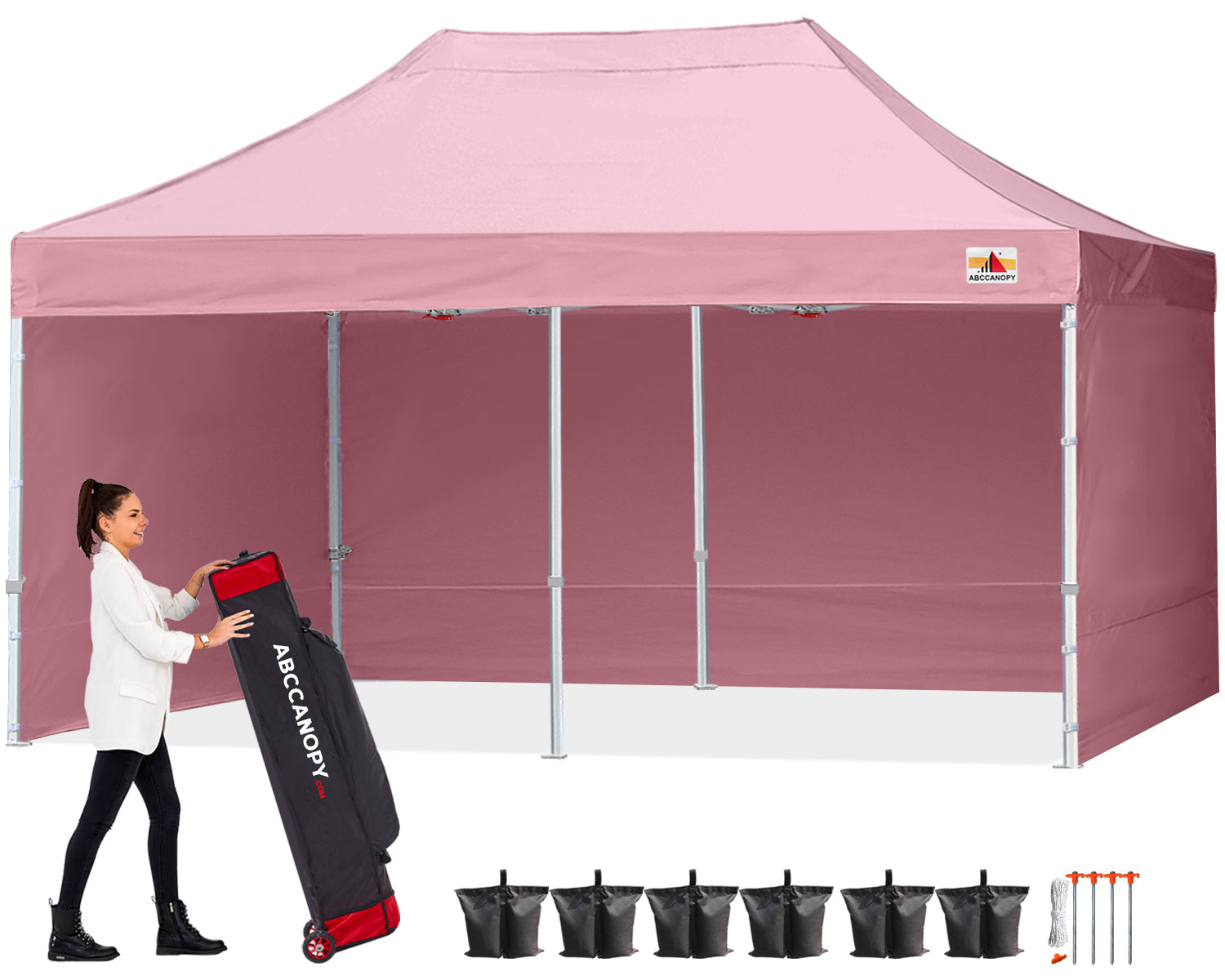 S1 Commercial Pop Up 10x10/10x15/10x20 Canopy Tent with Sidewalls