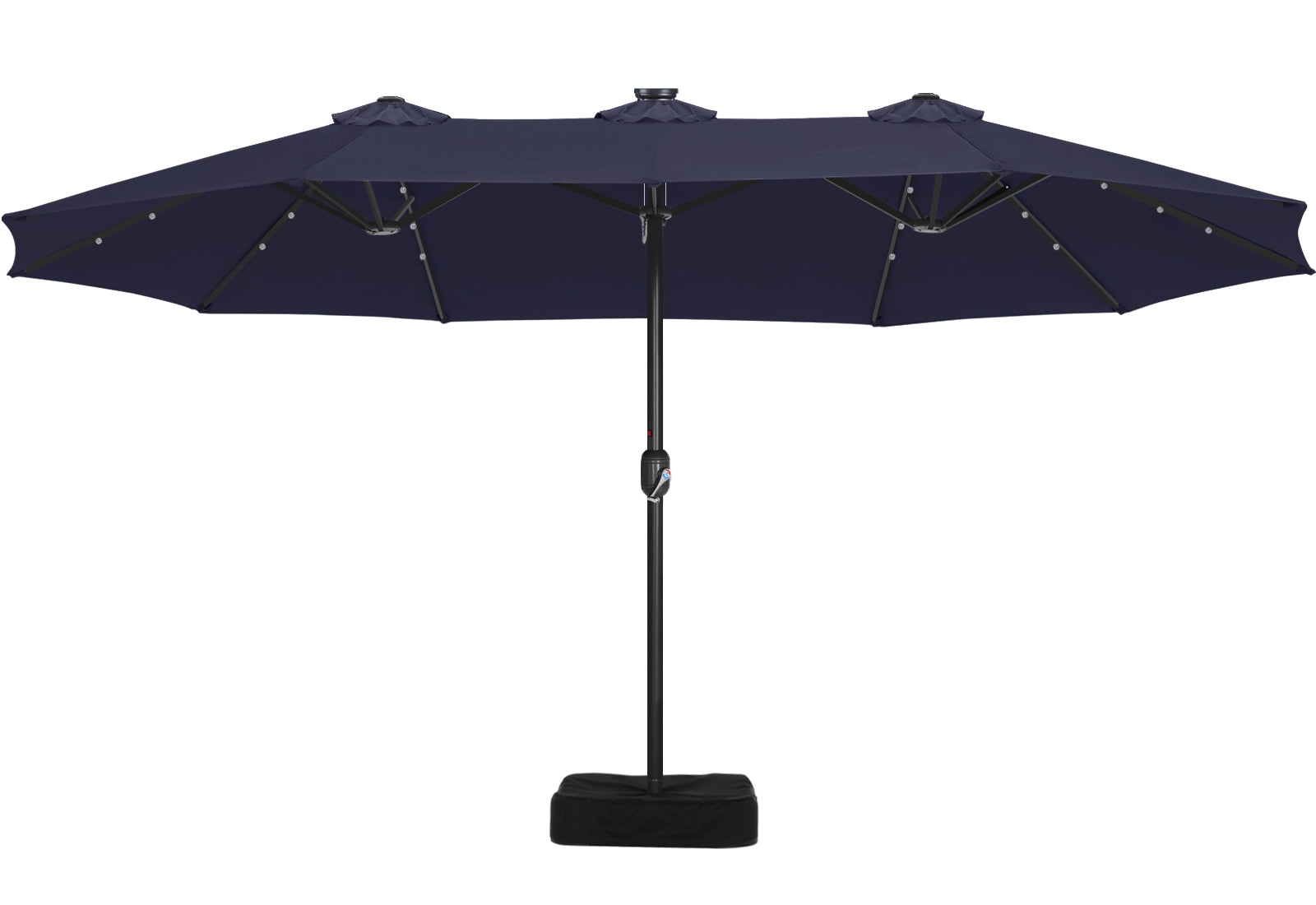 ABCCANOPY 15FT Double Sided Pool Umbrella with Base, Outdoor Porch Umbrella for Poolside, Lawn, Backyard (Green) ABCCANOPY 15FT Double Sided Pool Umbrella with Base, Outdoor Porch Umbrella for Poolside, Lawn, Backyard (Green)
