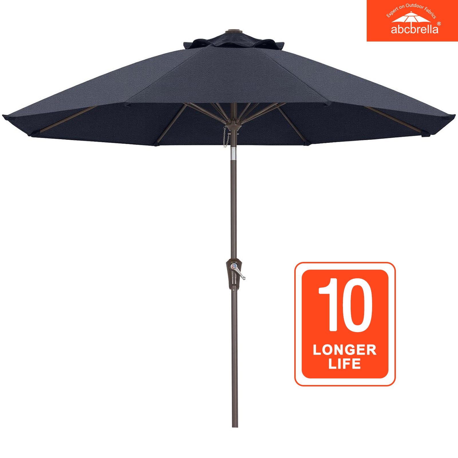 ABCCANOPY 10-Year No Fading 9FT Patio Umbrella Outdoor Table Umbrella 8 Ribs