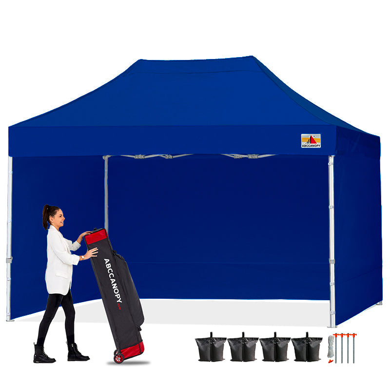 S1 Commercial Pop Up 8x8/8x12/8x16 Canopy Tent with Sidewalls