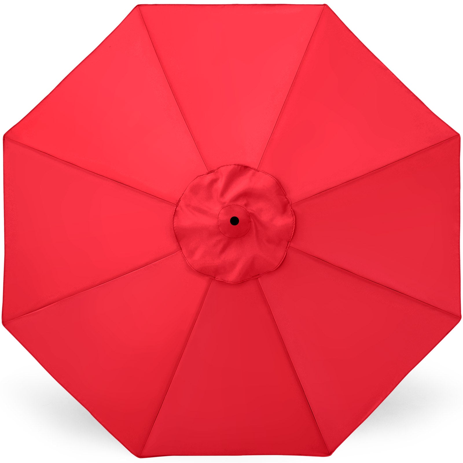 7.5 ft square patio umbrella replacement canopy ABCCANOPY 9FT Outdoor Umbrella Replacement Top Suit 8 Ribs (Red)