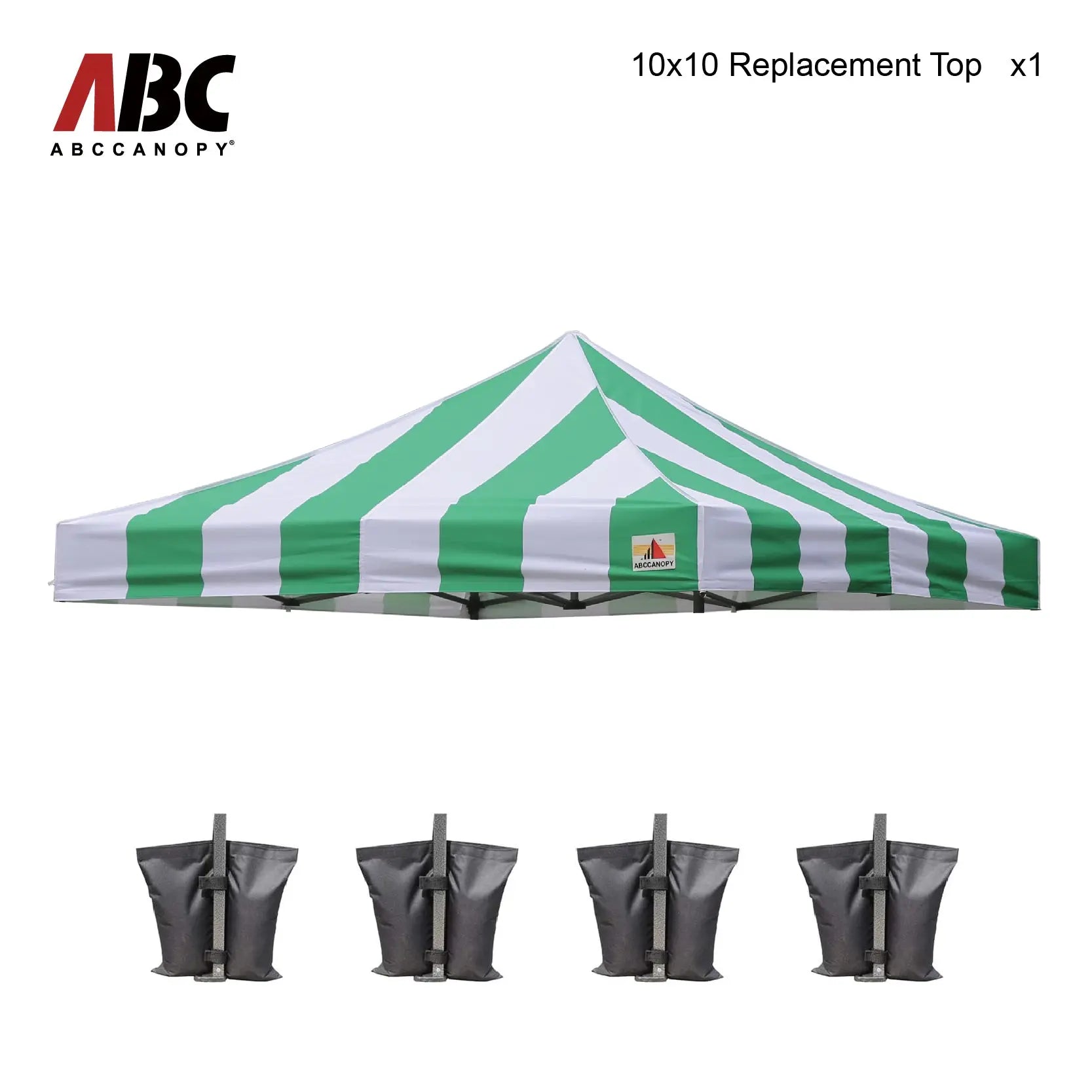 ABCCANOPY Replacement Top Cover for 8x8/10x10/10x15/10x20