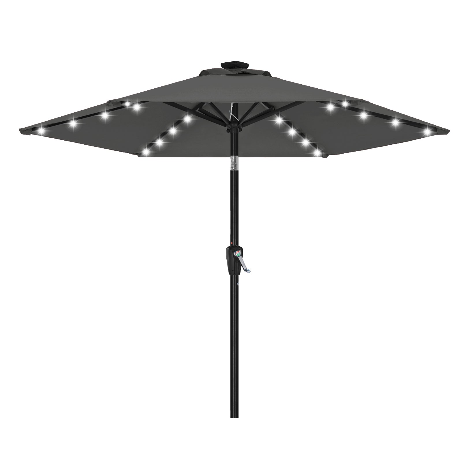 ABCCANOPY Durable Solar Led Patio Umbrellas with 32LED Lights 75FT (Turquoise)