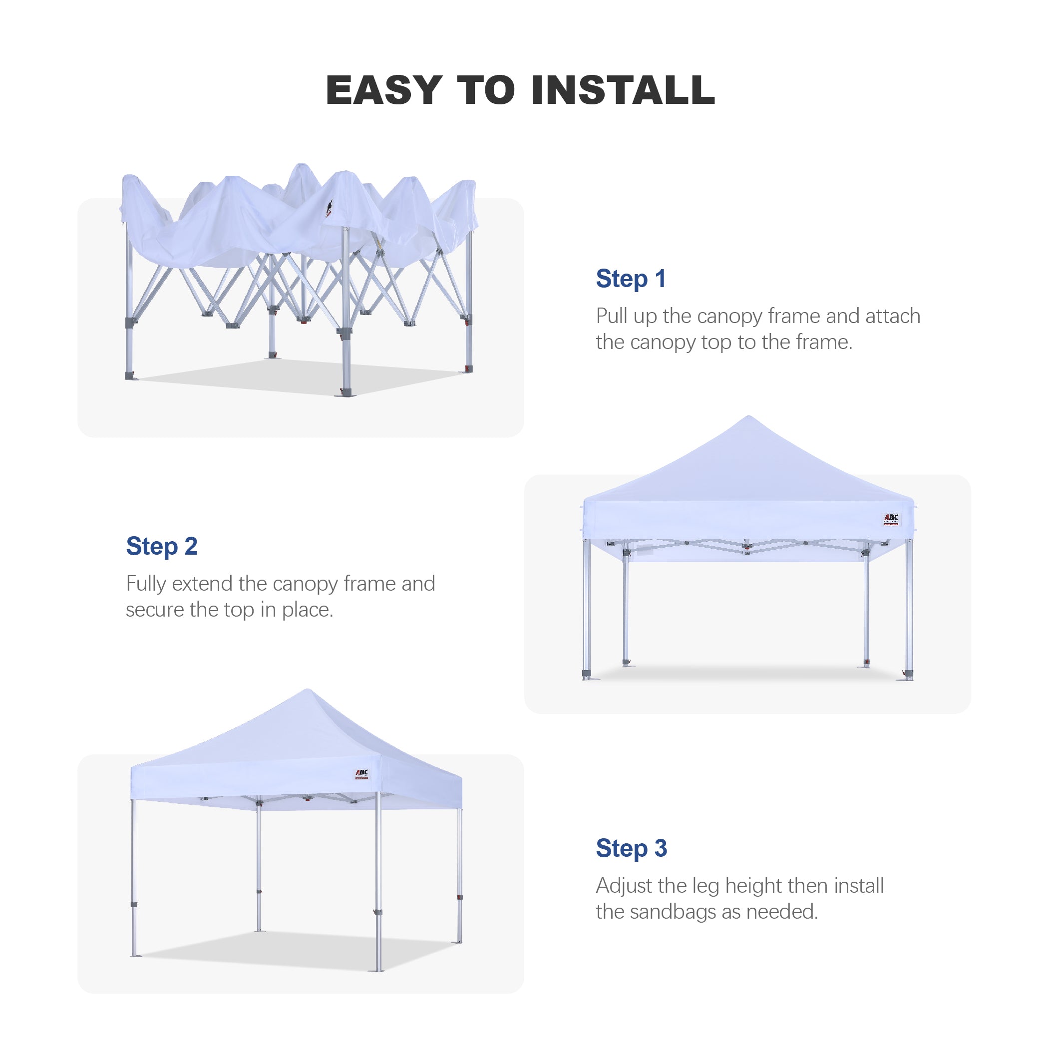 S3 BenchMark Brio® - Fort Aluminum Canopy Tent