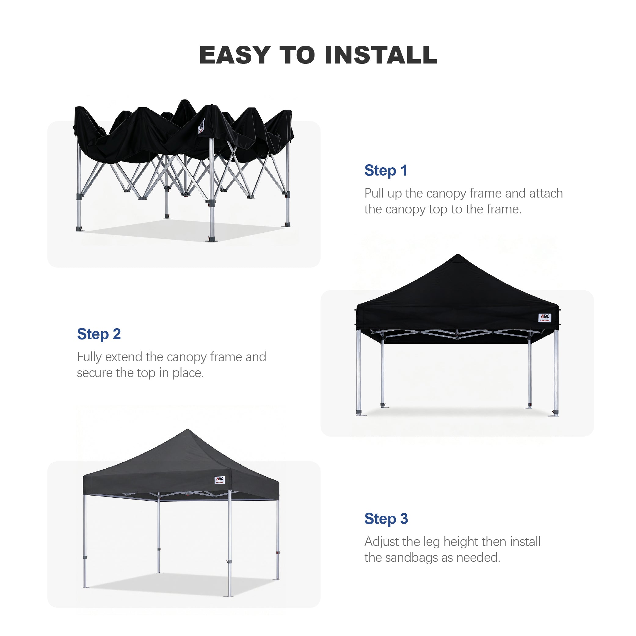 S3 BenchMark Brio® - Fort Aluminum Canopy Tent