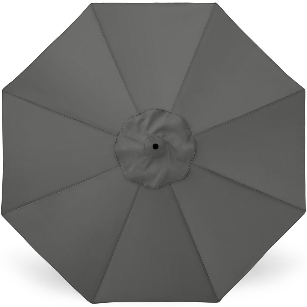 Outdoor Patio Umbrella Replacement Canopy - Waterproof UV Protective Cover For 6-8 Rib Umbrellas