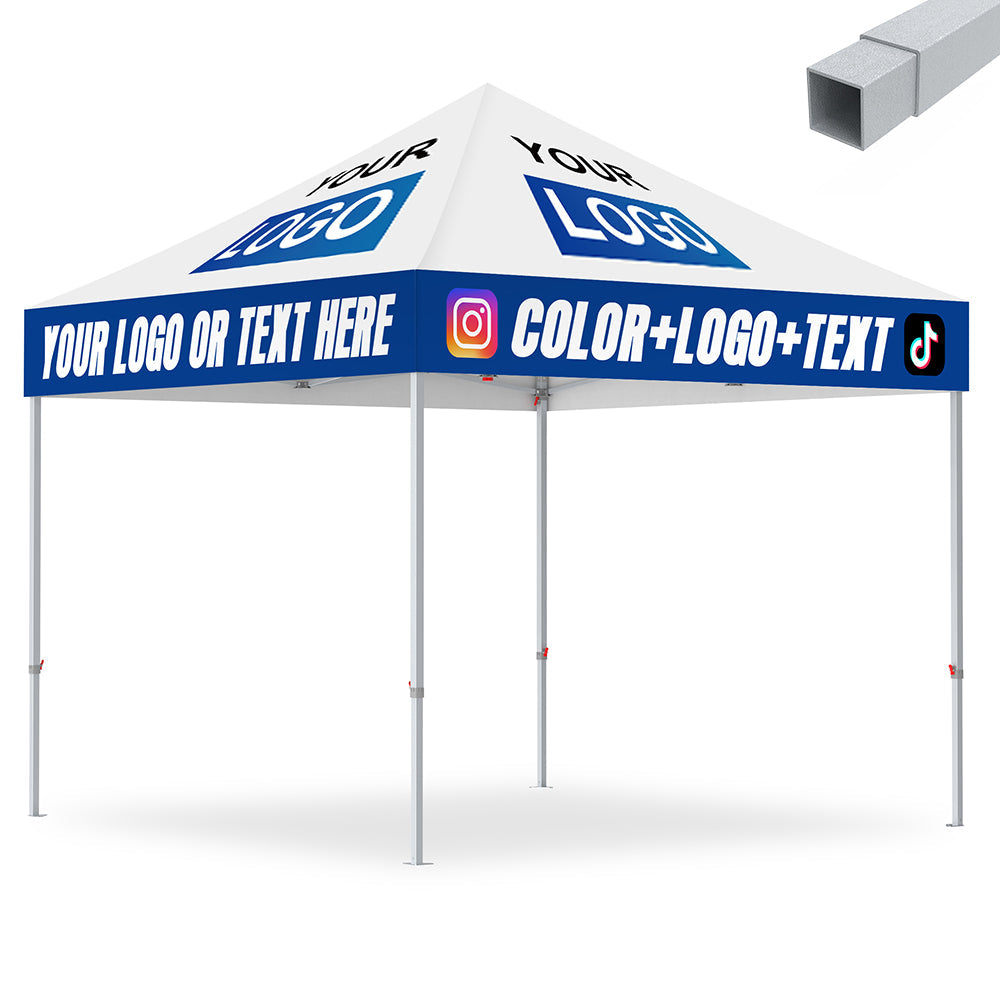 S2 Crux Start™-Core Custom Canopy Tent Square Tube 10x10, 10x15, 10x20