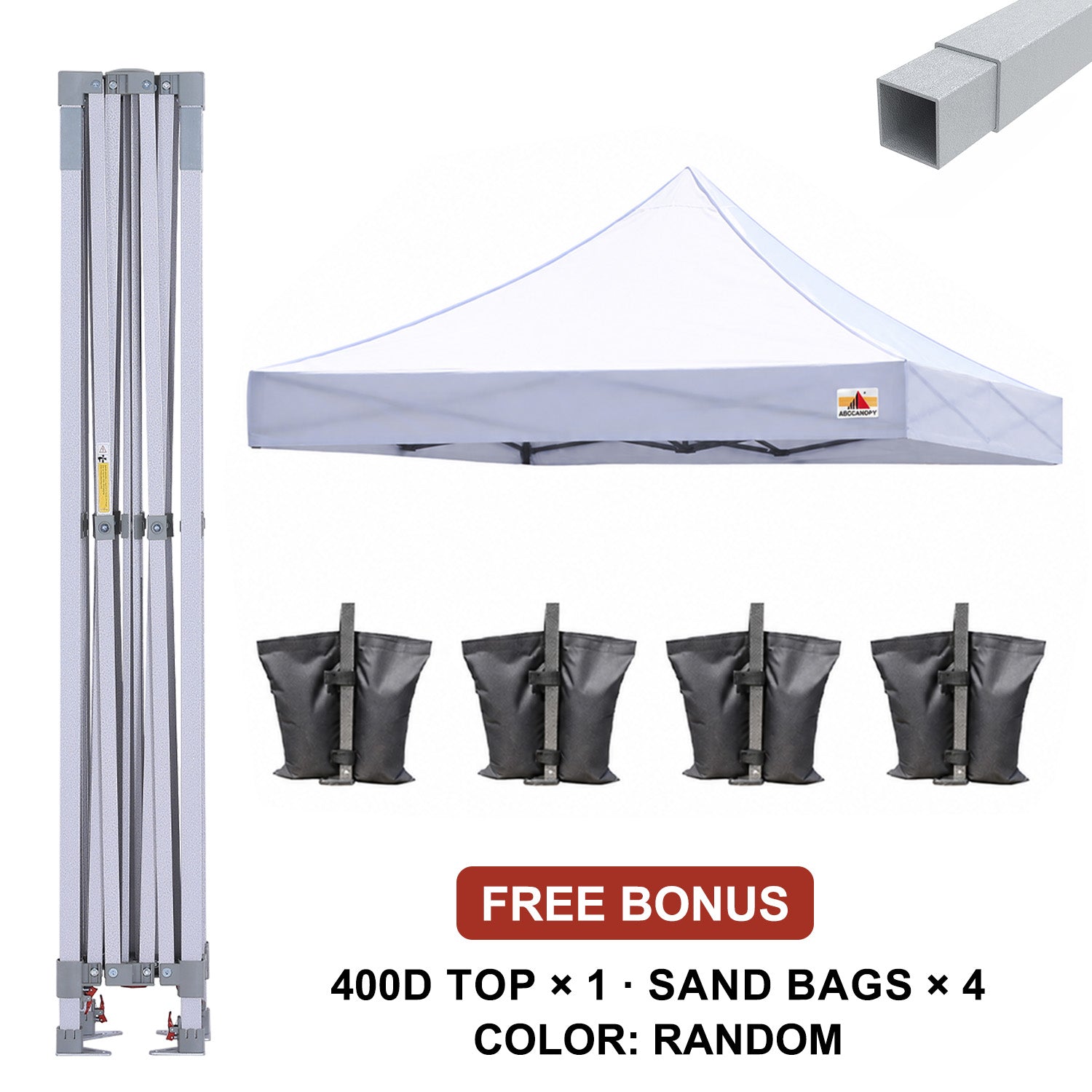 ABCCANOPY S2 Steel Replacement Canopy Frame Only - 10x10, 10x15, 10x20
