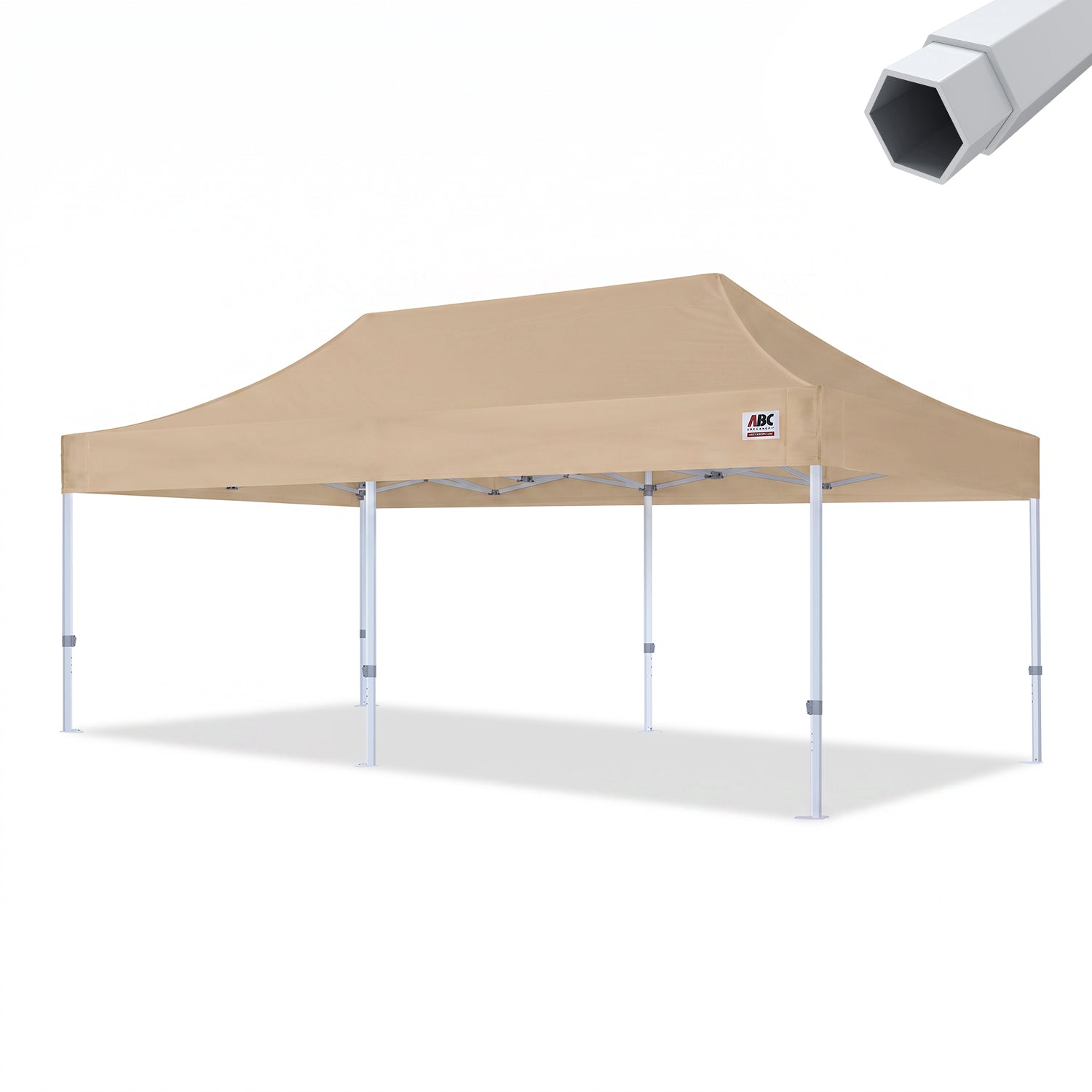 ABCCANOPY S1 Nova Base™-Frame Pro Hexagonal Pop Up Canopy Tent 10x10/10x15/10x20