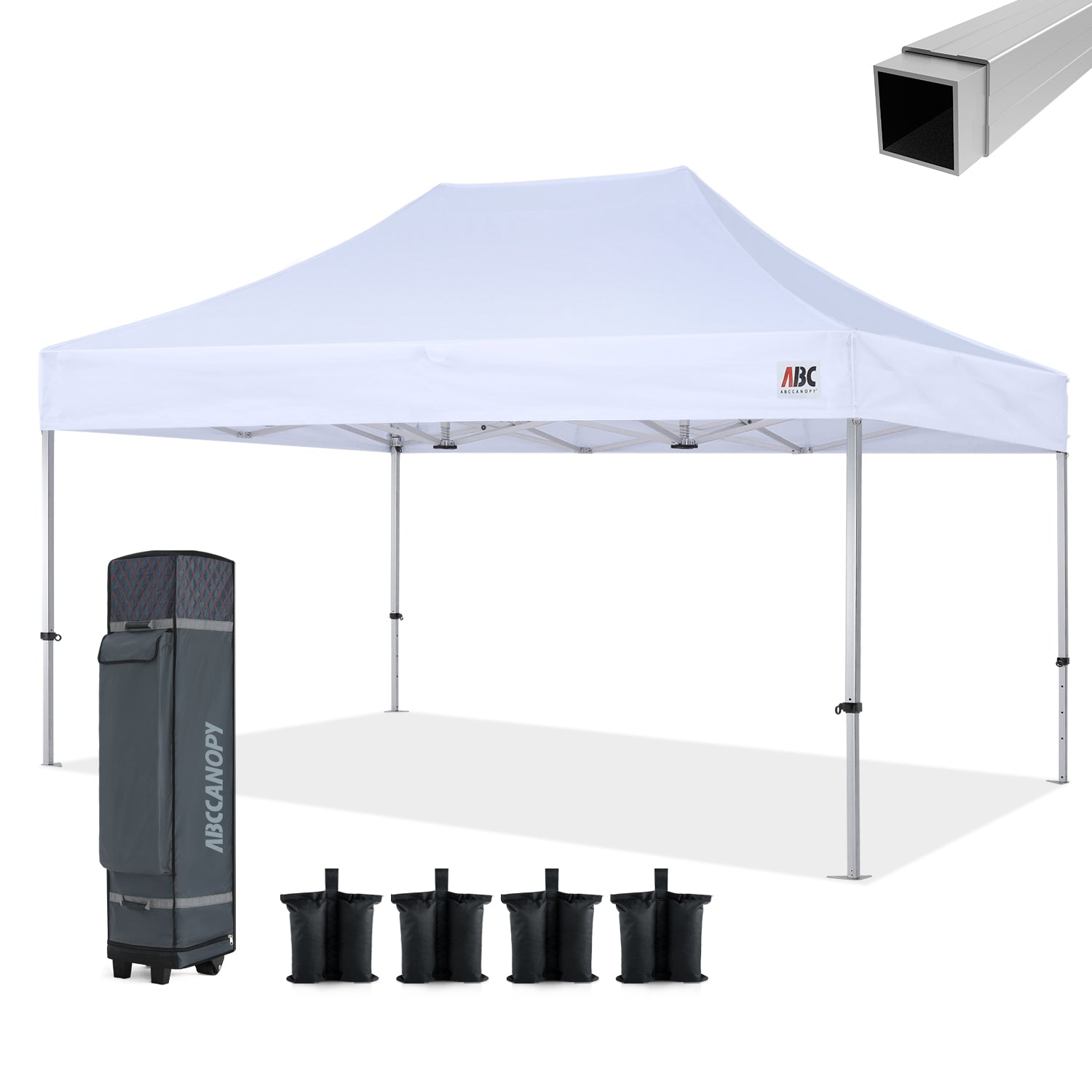 ABCCANOPY S3 Professional Super Heavy Duty 10x10/10x15/10x20 Aluminum Canopy Tent