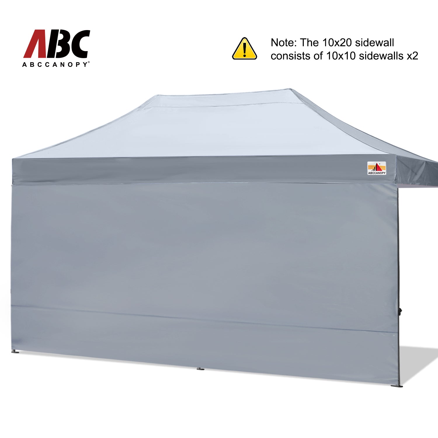 ABCCANOPY Horizontal Velcro Sidewall for 10x10/10x15/10x20 Canopy (Overseas)