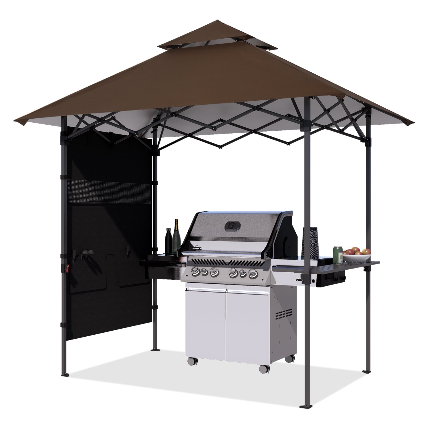 ABCCANOPY 8x5 Grill Gazebo BBQ Outdoor Shelter with LED Light