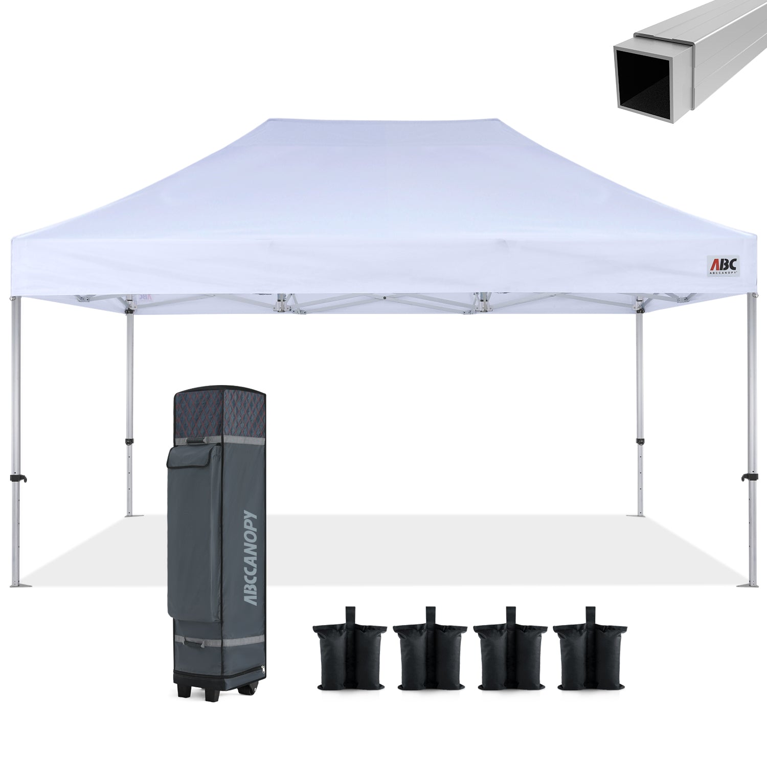 ABCCANOPY S3 Professional Super Heavy Duty 10x10/10x15/10x20 Aluminum Canopy Tent