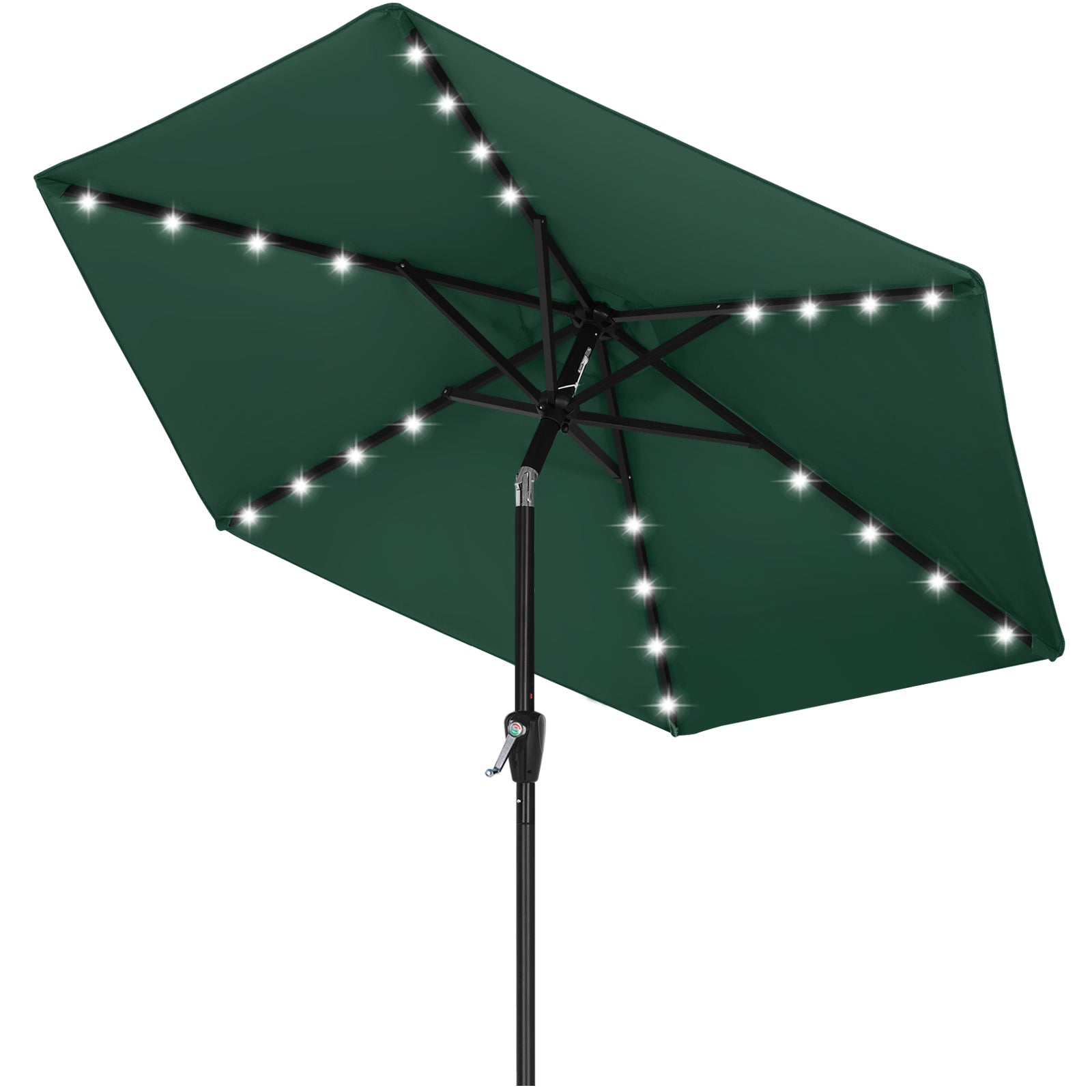 7 patio umbrella with lights and aluminum pole 10 x ft. Rectangular Outdoor Market Double Top Tilt Elevate any outdoor space with this boho 7 ft 7.5ft * 7.5ft Patio Umbrella