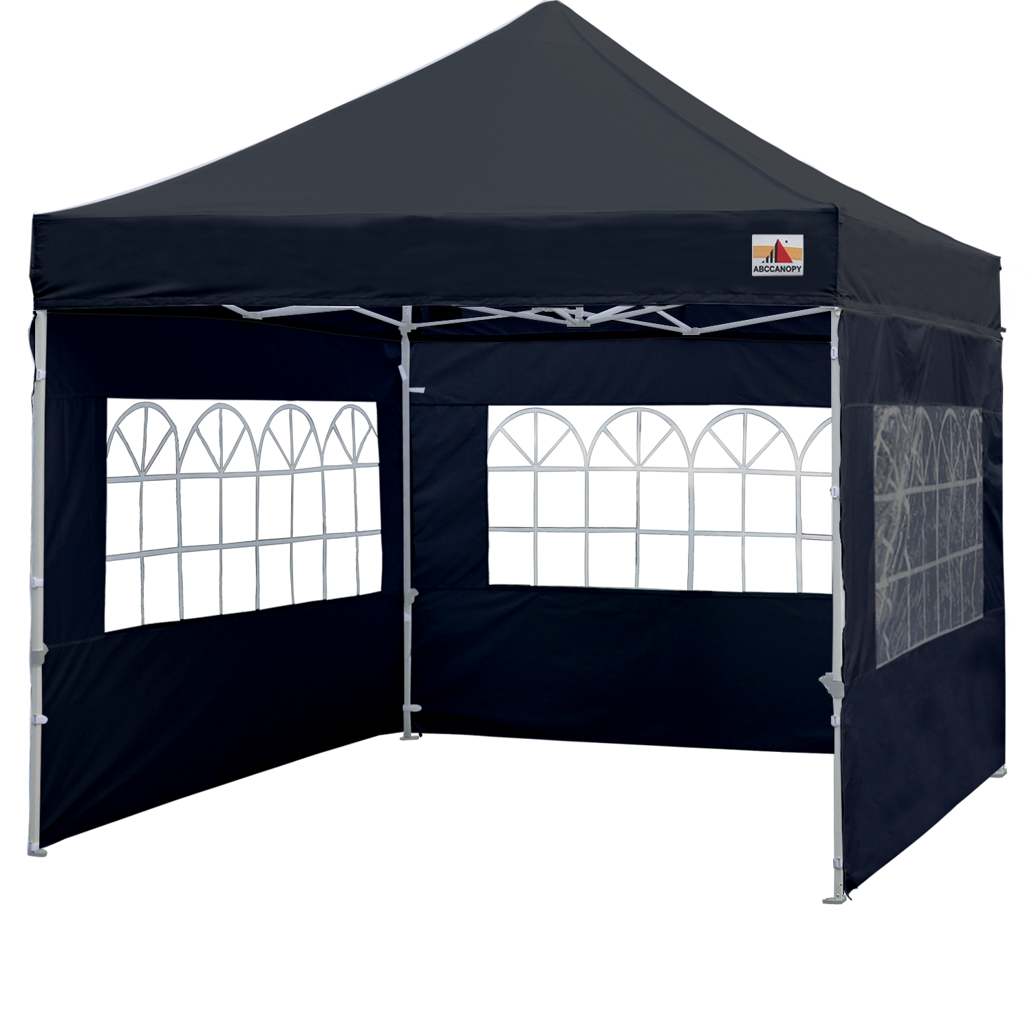 ABCCANOPY S1 Nova Base™-Lite Commercial Pop Up Canopy Tent with Window Sidewalls 4-Pack