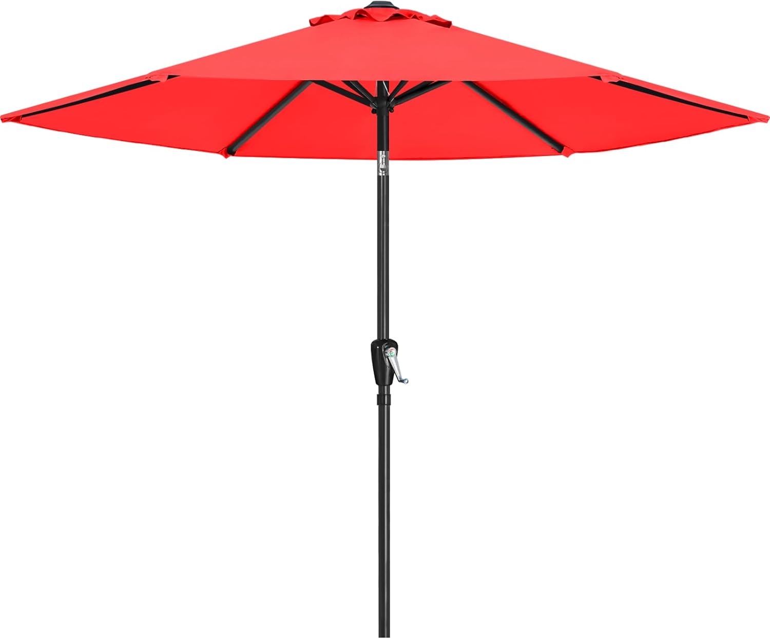 ABCCANOPY 7.5-ft Steel Gray Push-button Tilt Market Patio Umbrella Polyester one_size