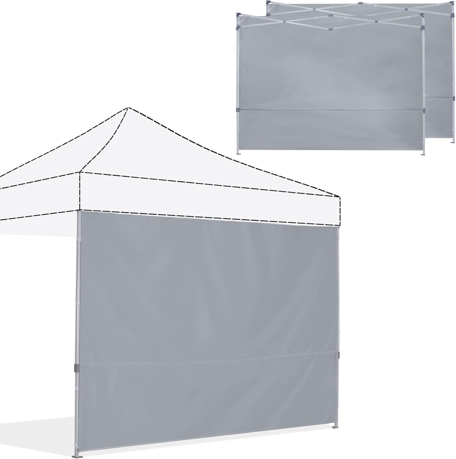 ABCCANOY 10x10 Canopy Sidewalls (2 Packs, 3 Packs)