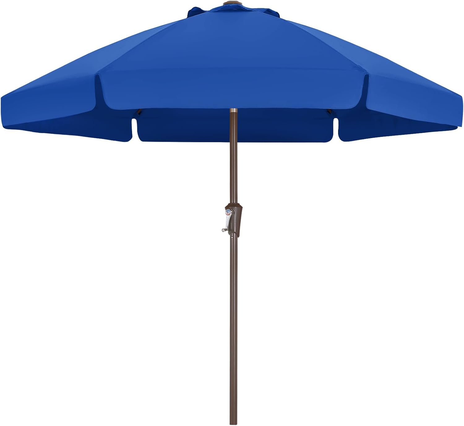 adjustable stand alone tilt patio umbrella with base Best Choice Products 10ft 3-Tier Umbrella, Market Sun Shade w/ Adjustment, Easy Crank UV polyester 8ft-10ft Auto Tilt LED Patio