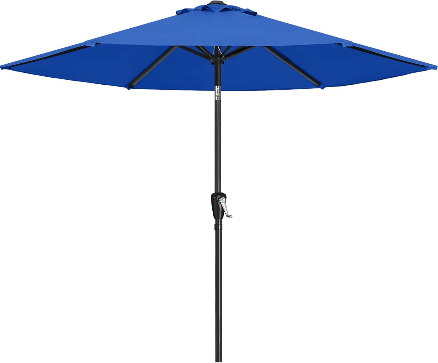ABCCANOPY 7.5-ft Steel Gray Push-button Tilt Market Patio Umbrella Polyester one_size