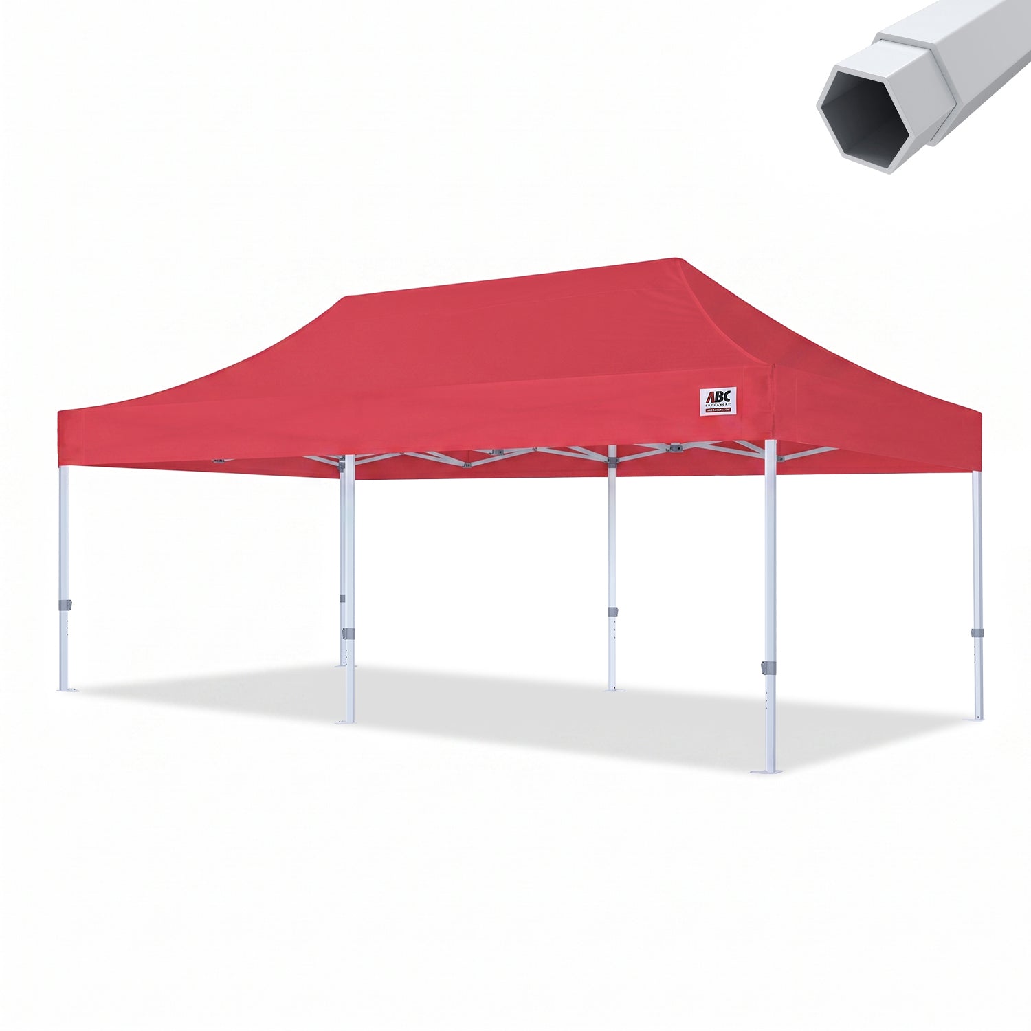ABCCANOPY S1 Nova Base™-Frame Pro Hexagonal Pop Up Canopy Tent 10x10/10x15/10x20