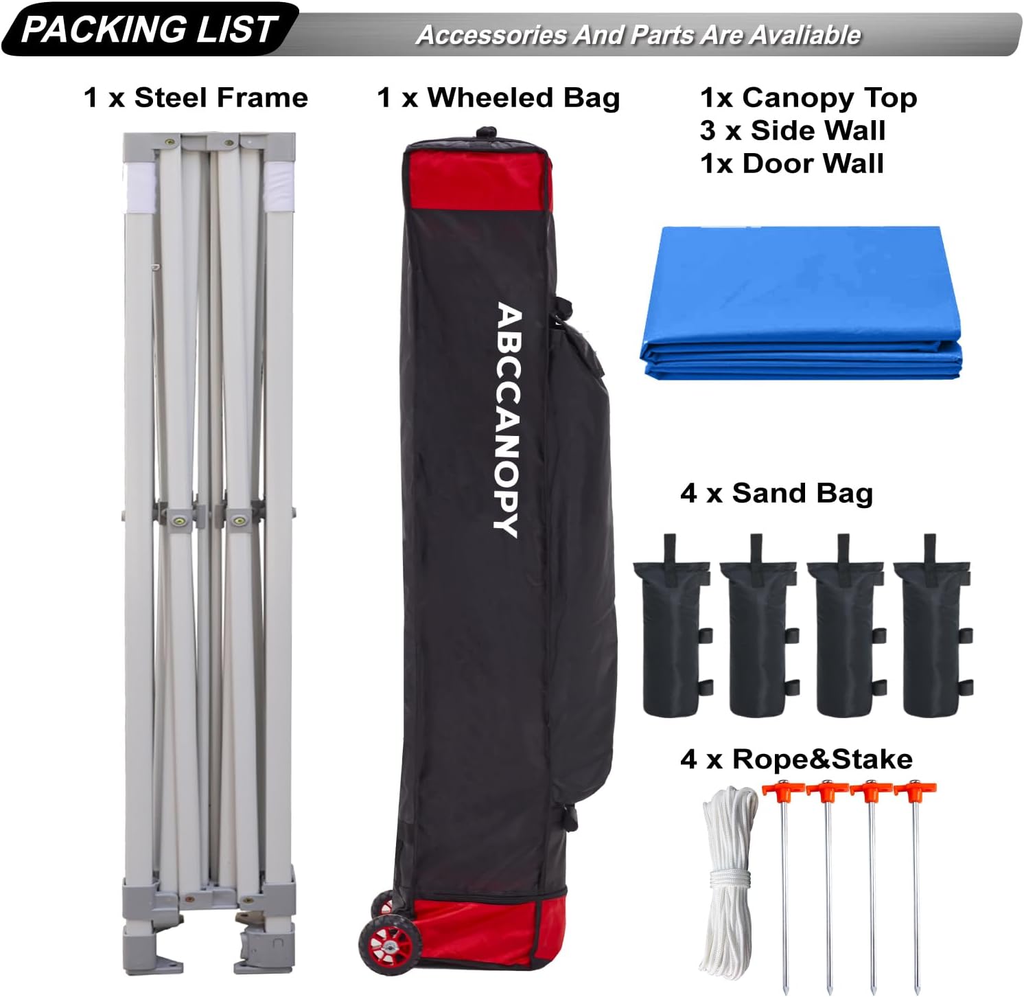 S1 Nova Base® - Lite Pop Up Canopy Tent with Sidewalls 8x8/8x12/8x16