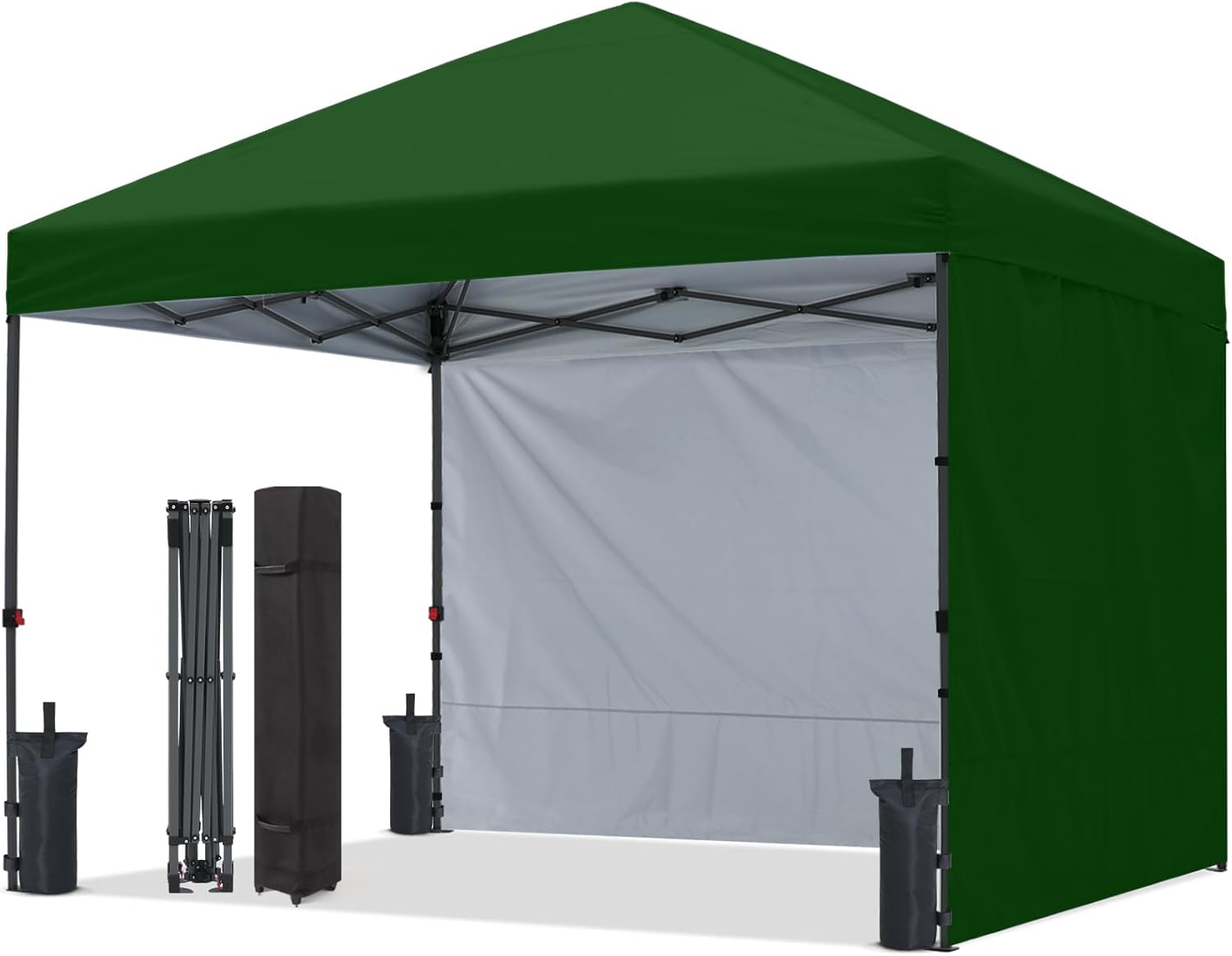 ABCCANOPY Outdoor Pop Up Canopy Tent with 2 Sun Walls (Low Crest™) - 6x6, 8x8, 10x10