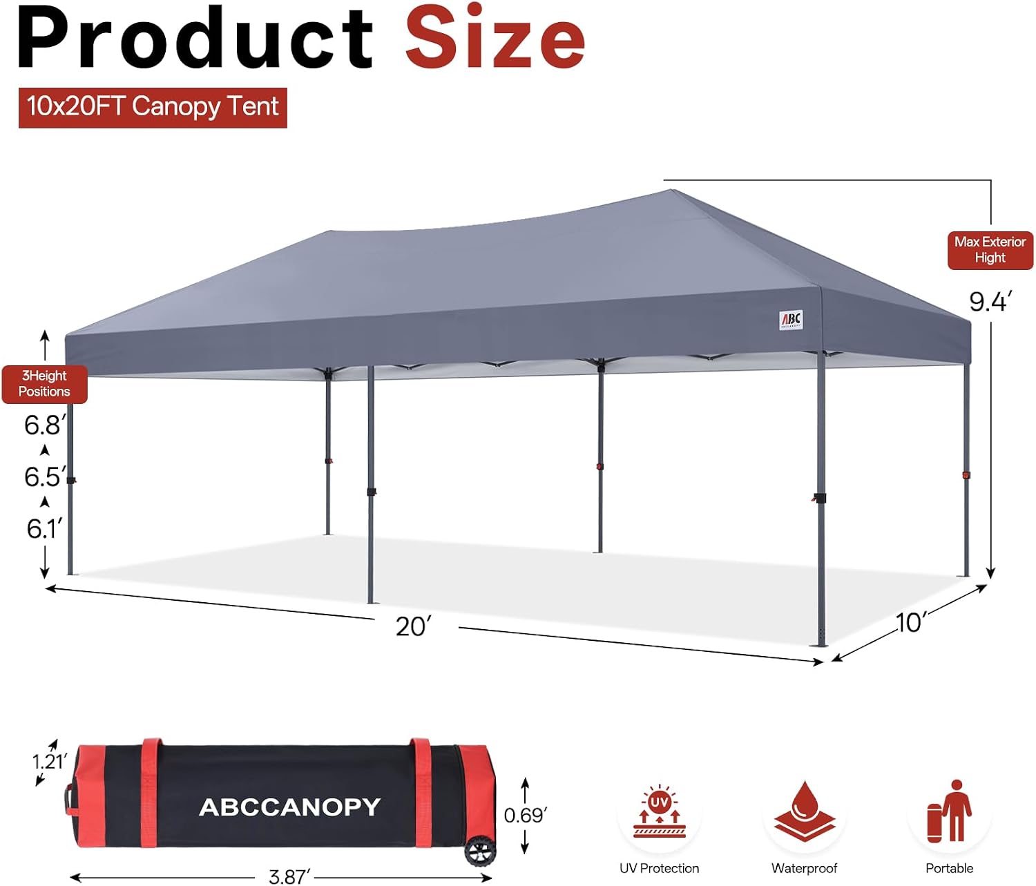 Low Crest™ Outdoor Pop Up Canopy Tent