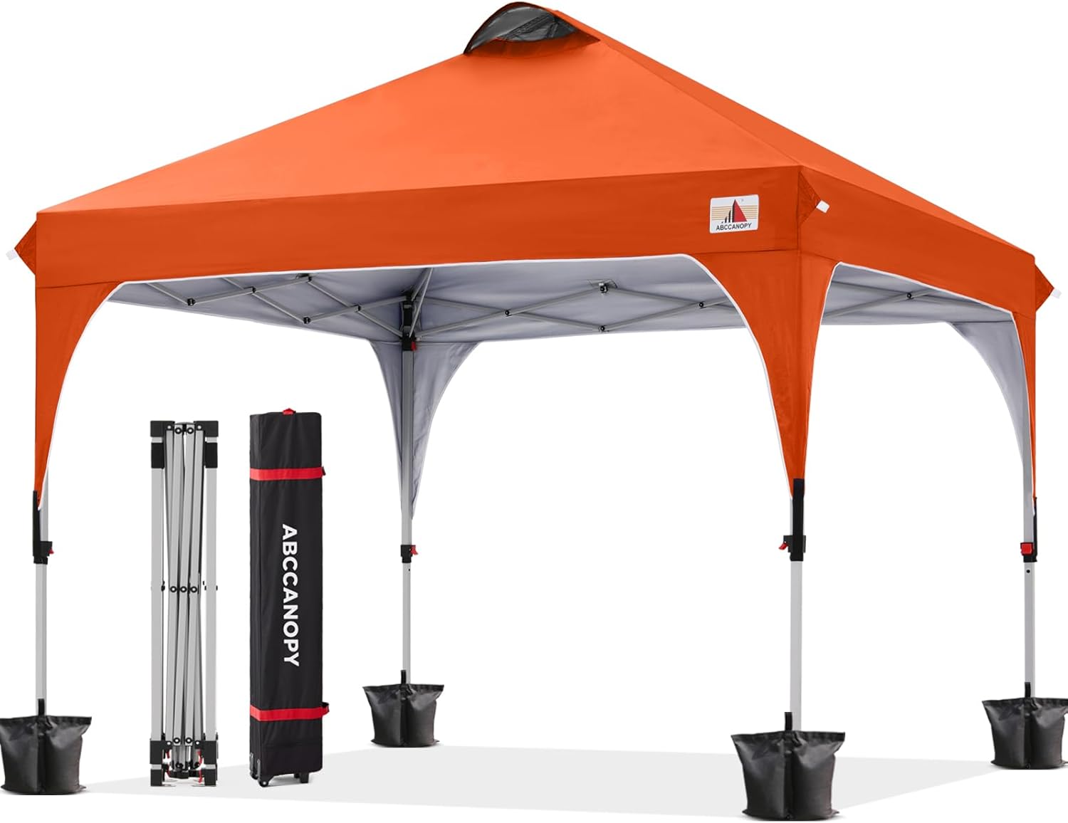 ABCCANOPY Instant Pop‑Up Canopy Tent for Camping & Beach - 8x8, 10x10