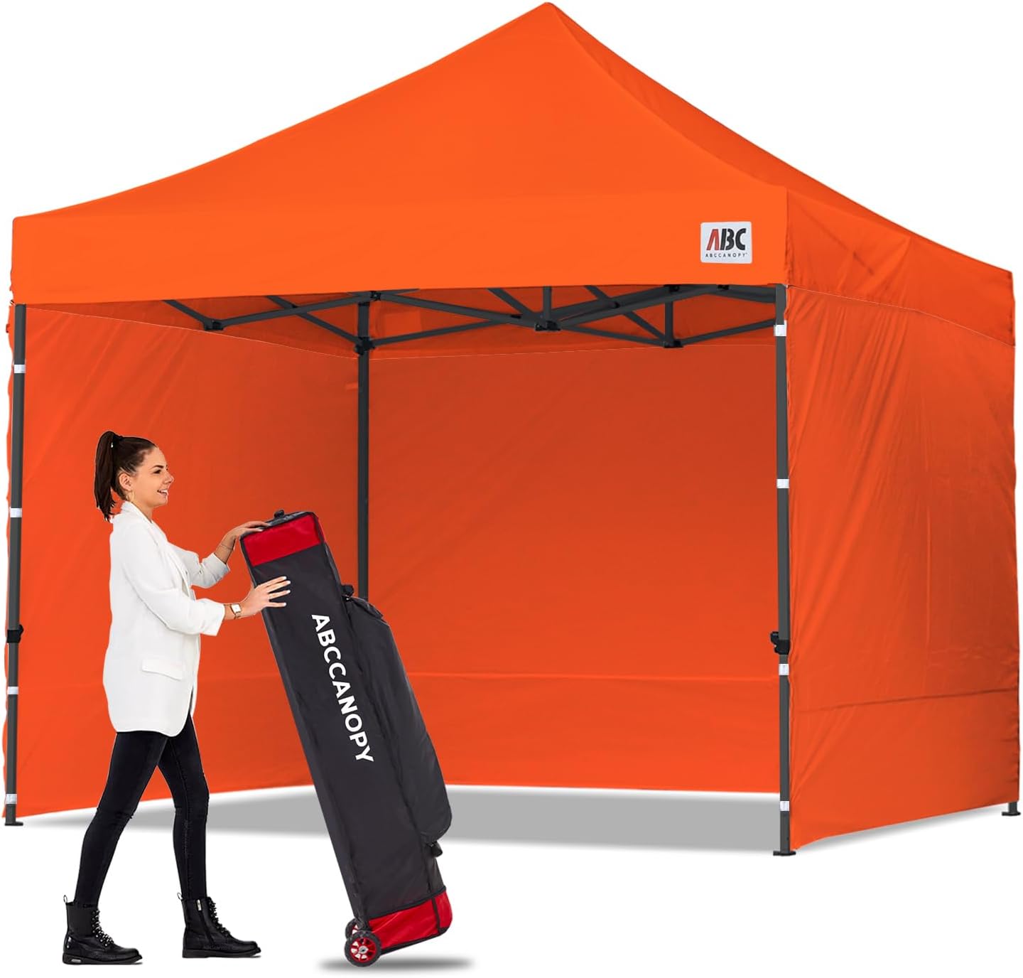 ABCCANOPY S1 Nova Base™-Lite Commercial Pop Up Canopy Tent with Sidewalls 4-Pack